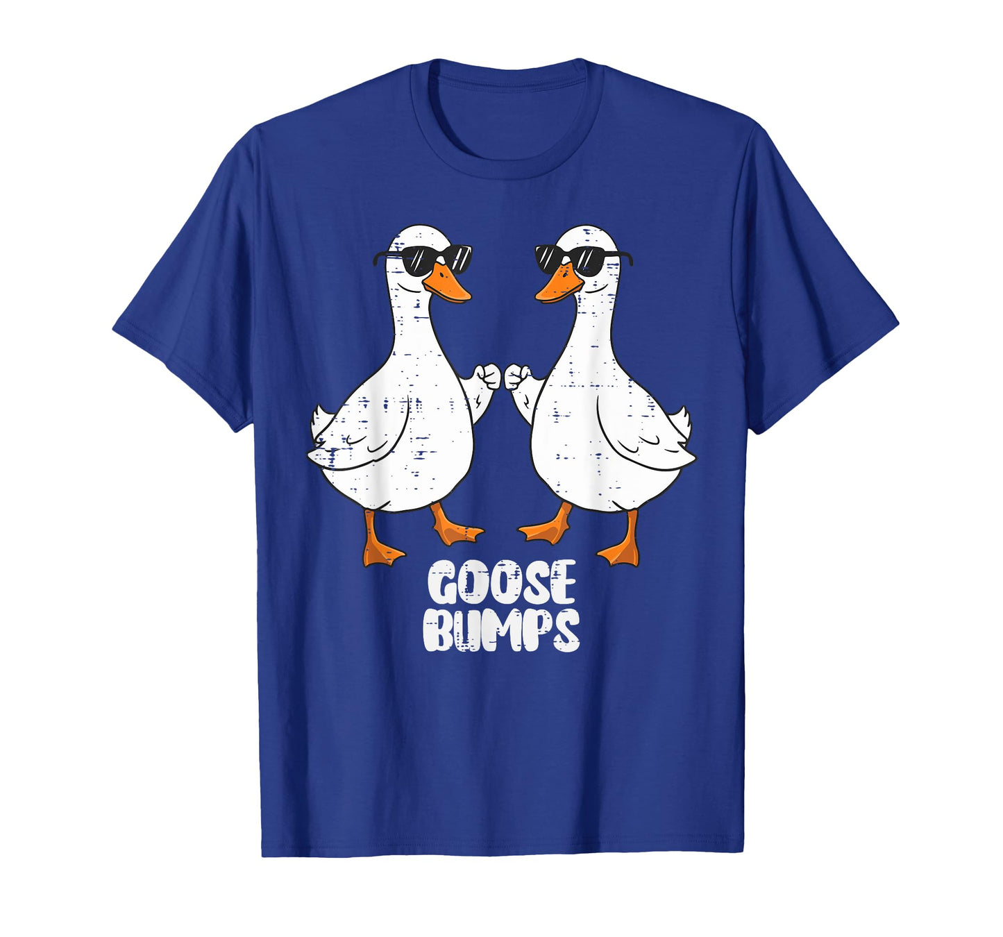 Goose Fist Bump Goosebumps Pun Funny Meme Women Men Kids T-Shirt