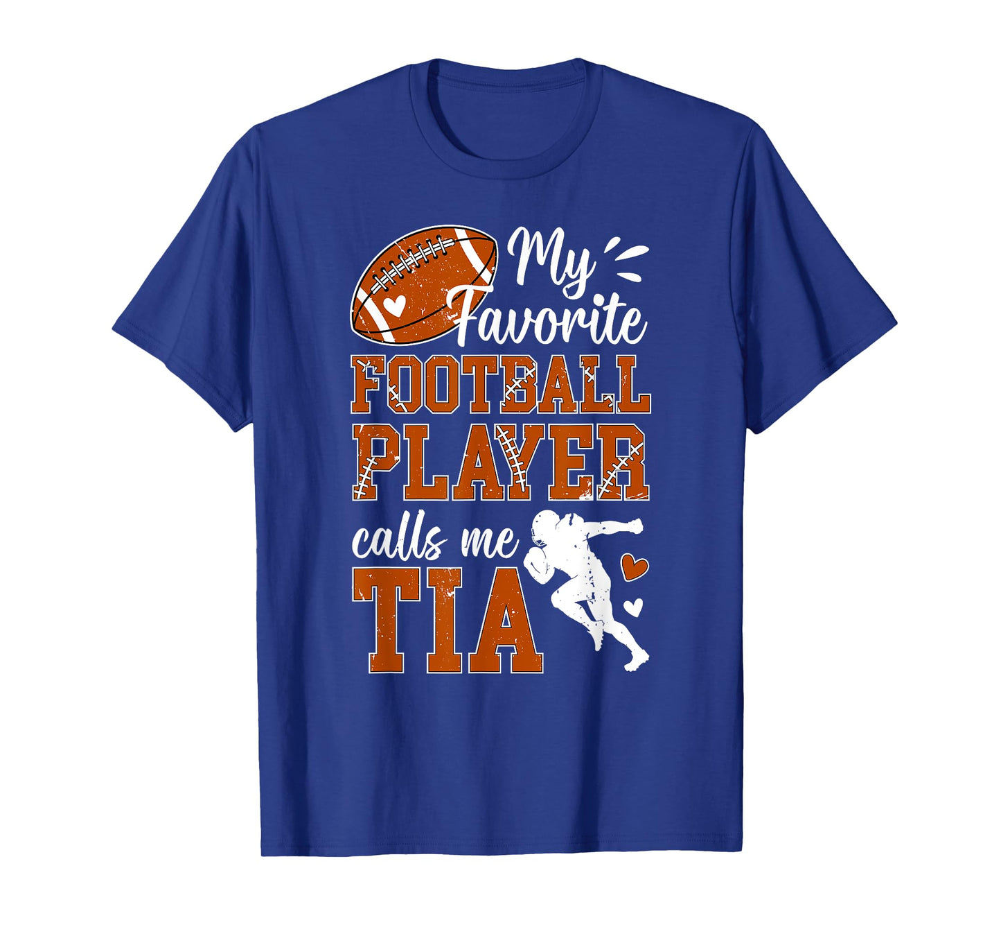 My Favorite Football Player Calls Me Tia Football Tia Aunt T-Shirt