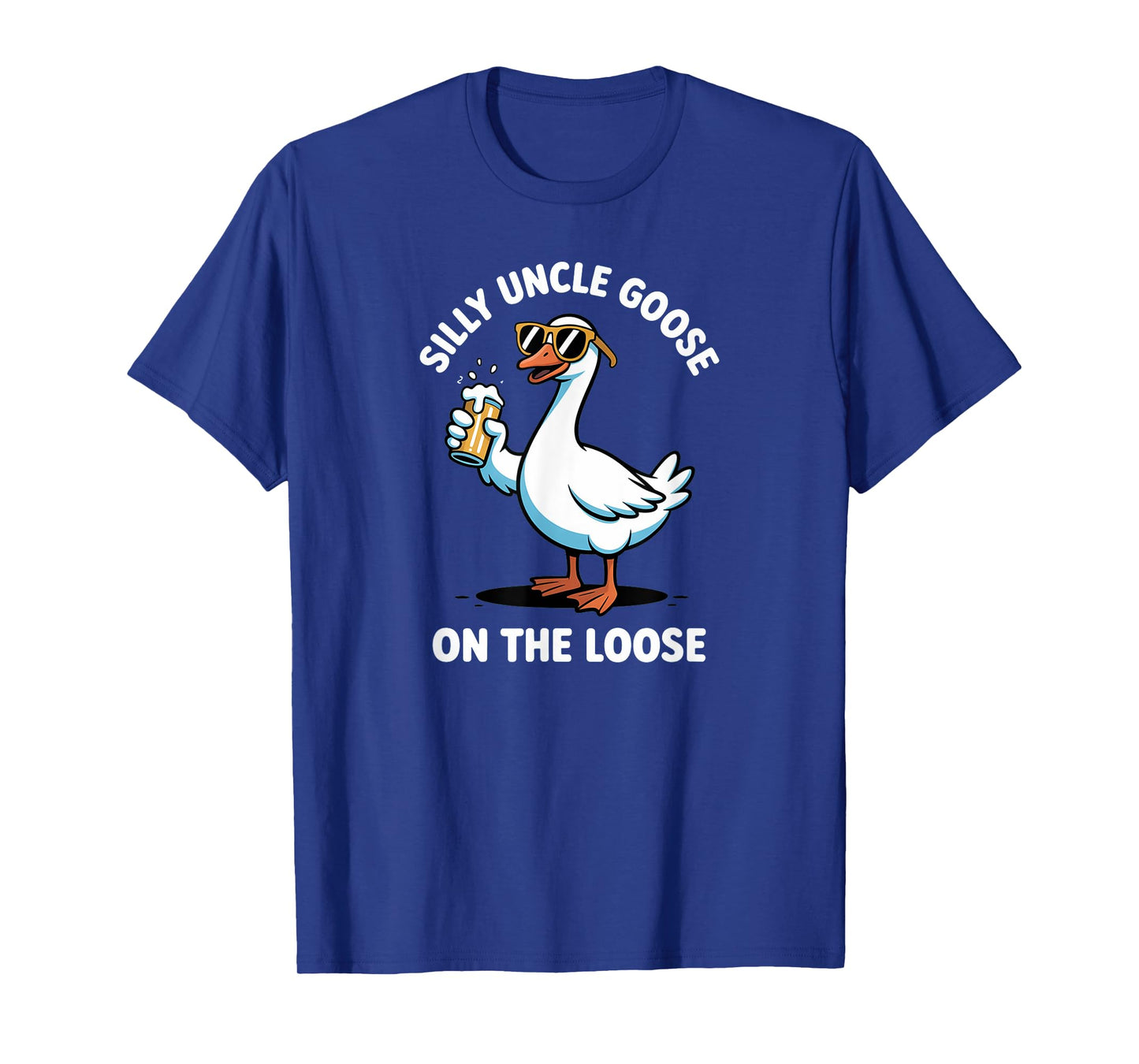 Funny Silly Uncle Goose On The Loose Pun Meme Family Lover T-Shirt