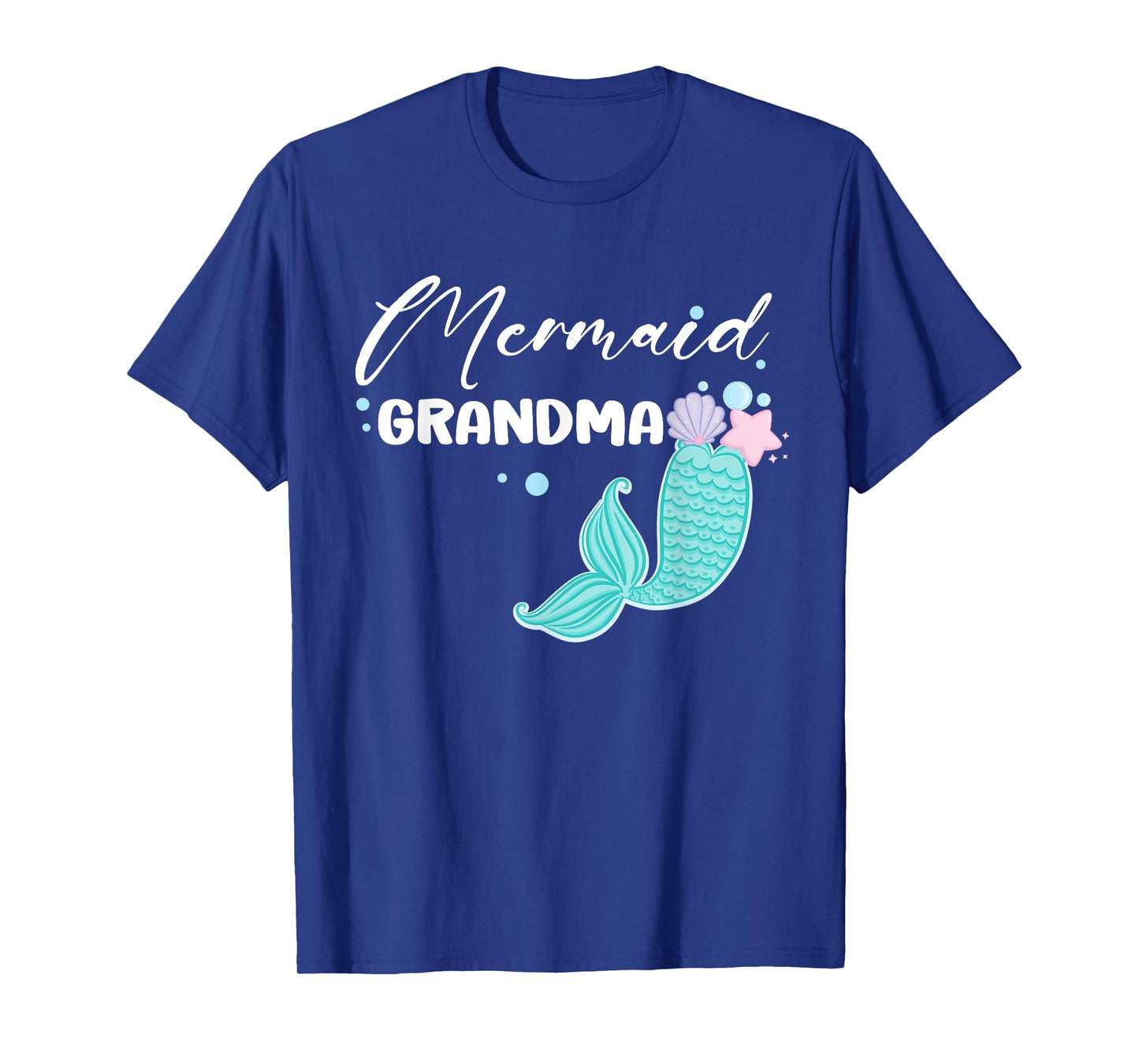 Funny Grandma Mermaid Matching Family Party Mother's Day T-Shirt