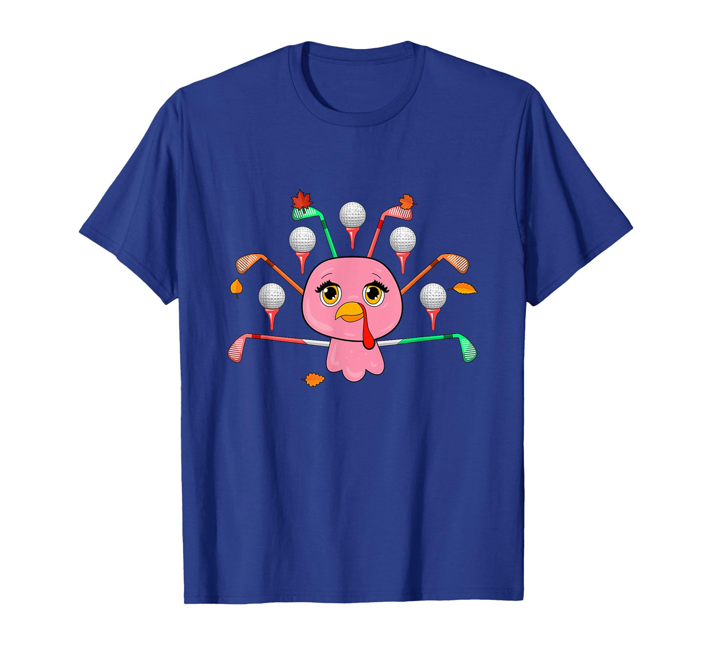 Golf Equipment As Thanksgiving Turkey Costume Player T-Shirt