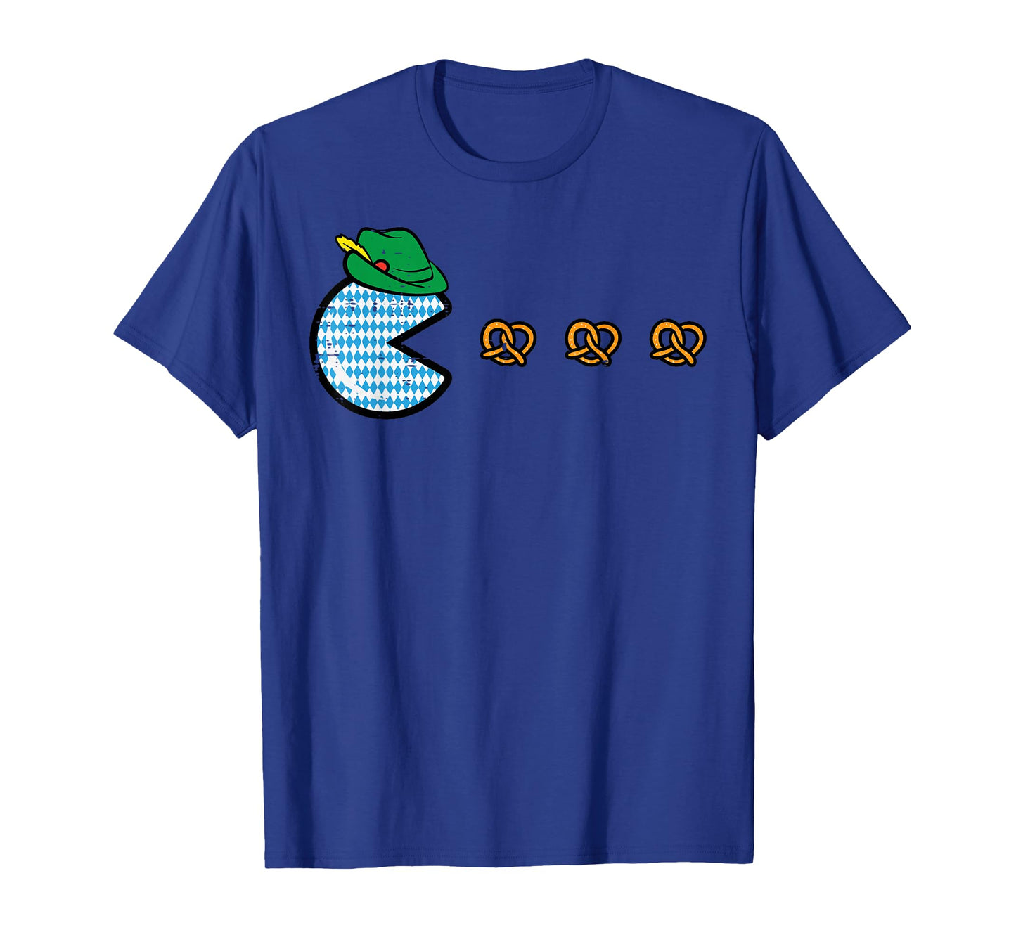 Oktoberfest Video Game Eating Pretzels Gamer Boys Kids Men T-Shirt