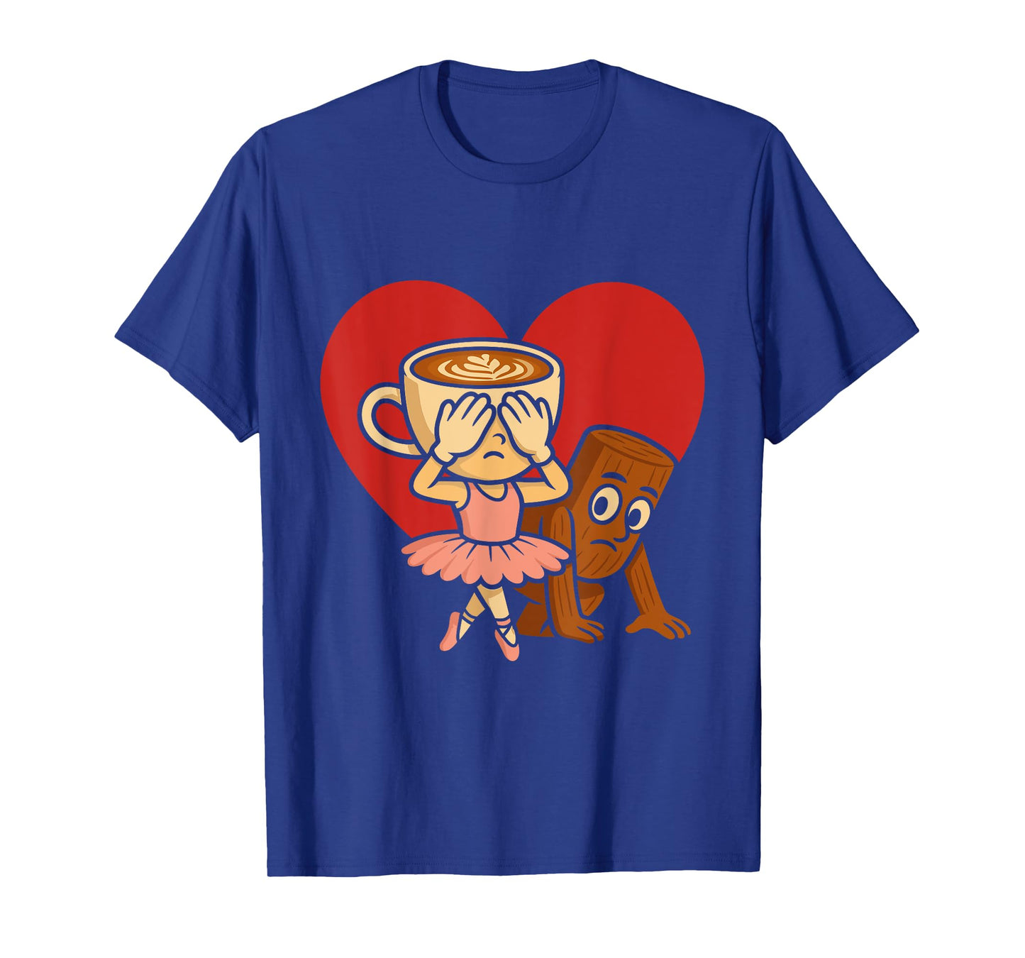 Italian Brainrot Ballerina Cappuccina Tung Sahur Kiss Cam T-Shirt