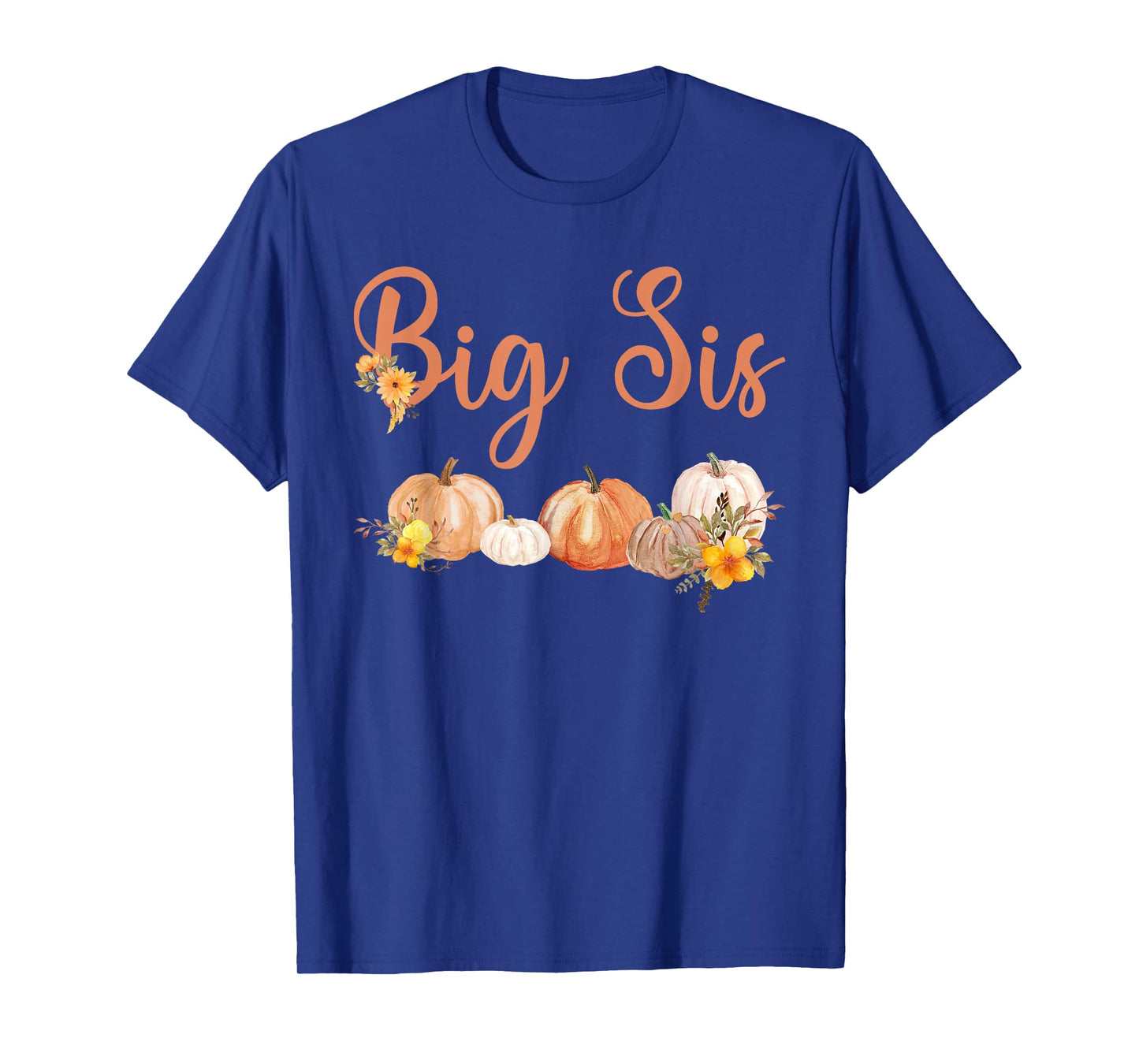 Big Sister of Little Pumpkin First Birthday Autumn Pumpkin T-Shirt