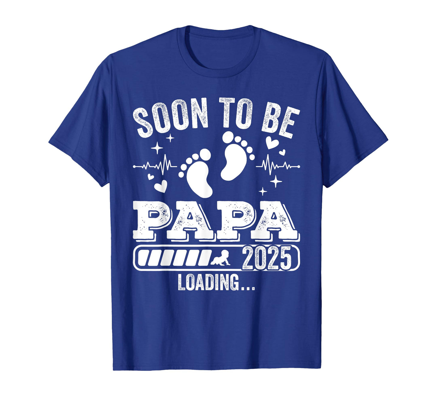 Soon to Be Papa 2025 Loading Pregnancy Announcement T-Shirt
