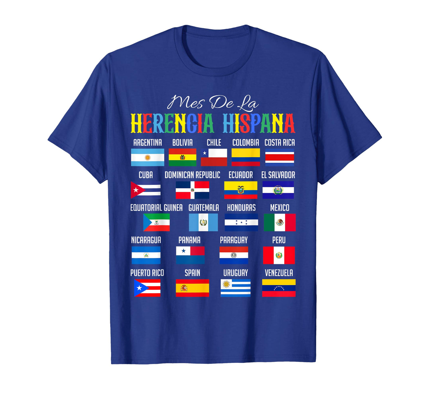 Mes De La Herencia Hispana National Hispanic Heritage Month T-Shirt