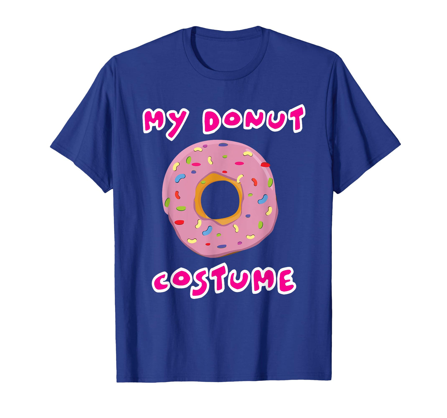 My Donut Costume Funny Halloween Doughnut Easy Simple Outfit T-Shirt