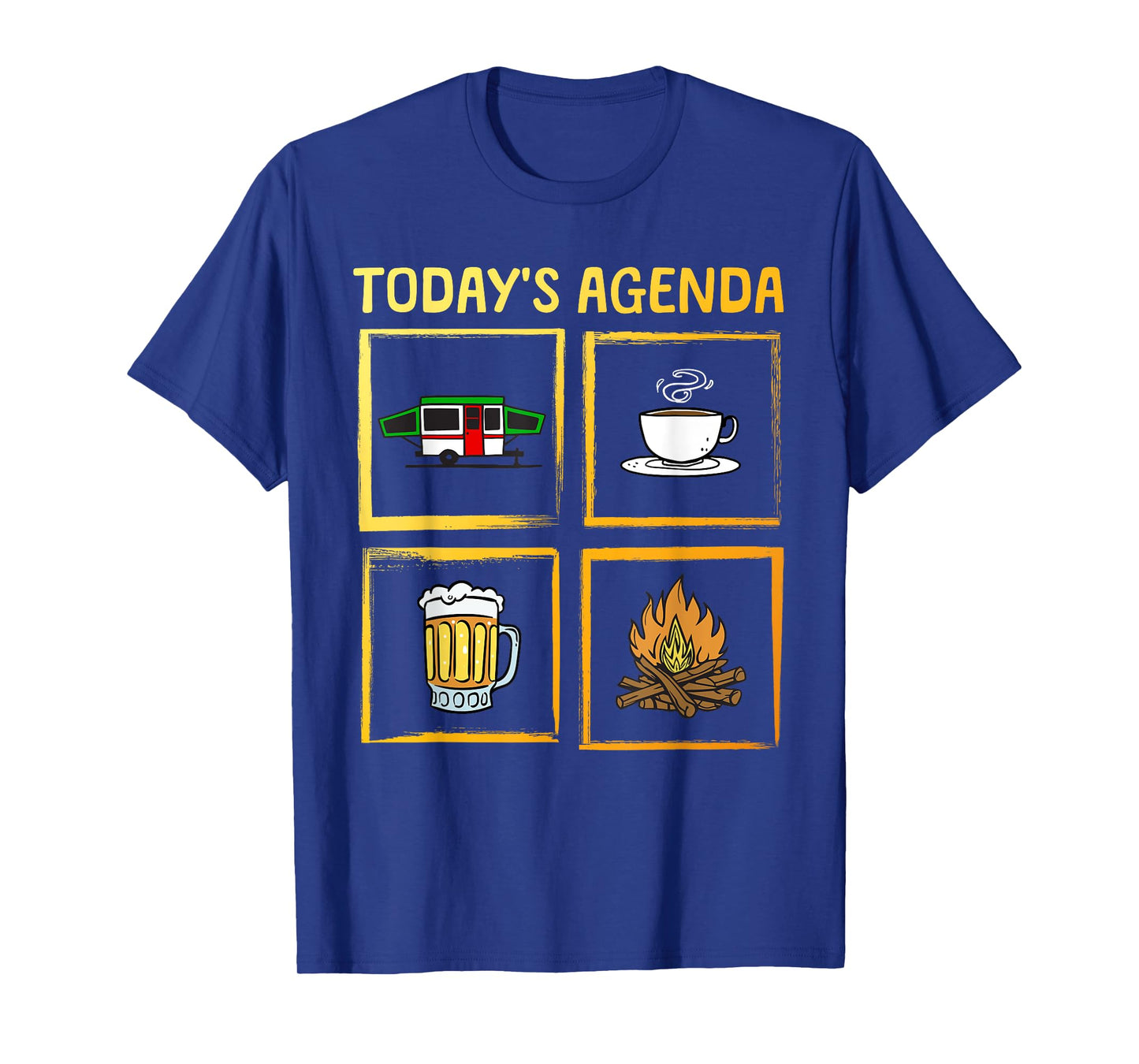 Cool Pop Up Camper Art For Men Women Caravan Popup Camper T-Shirt