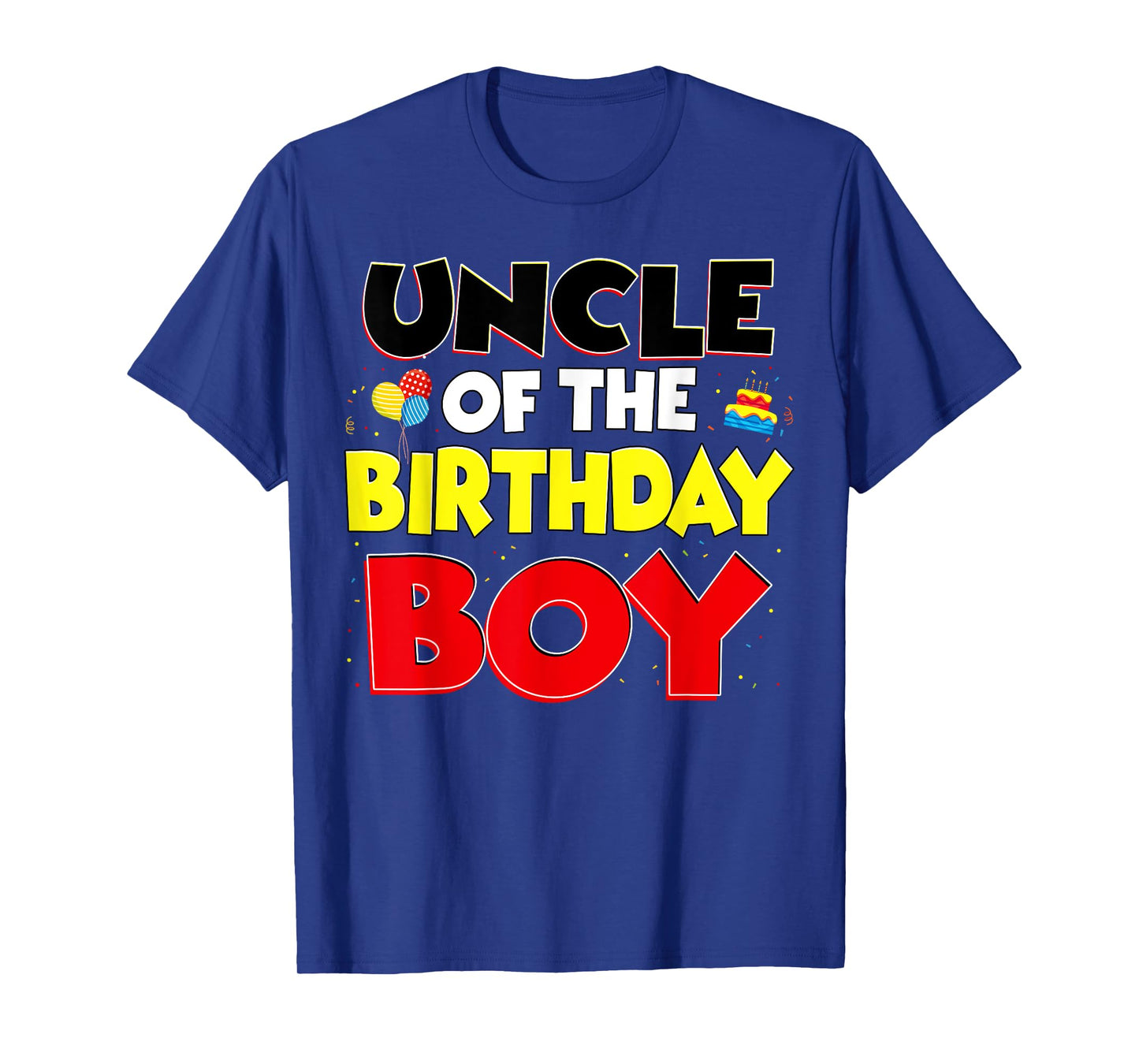 Uncle Of The Birthday Boy Family Birthday Party Outfit T-Shirt