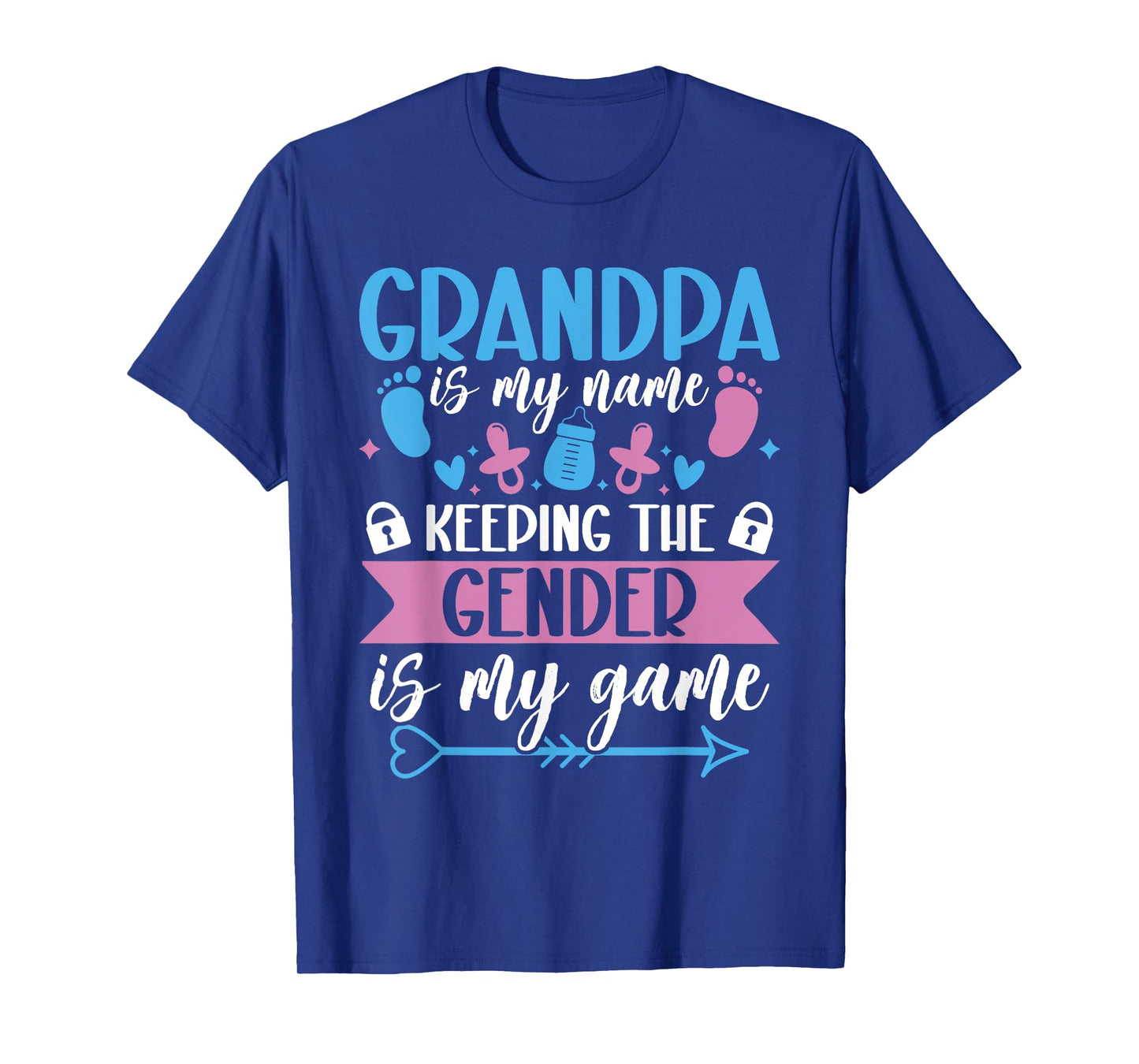 Grandpa Is My Name Keeping The Gender Is My Game T-Shirt