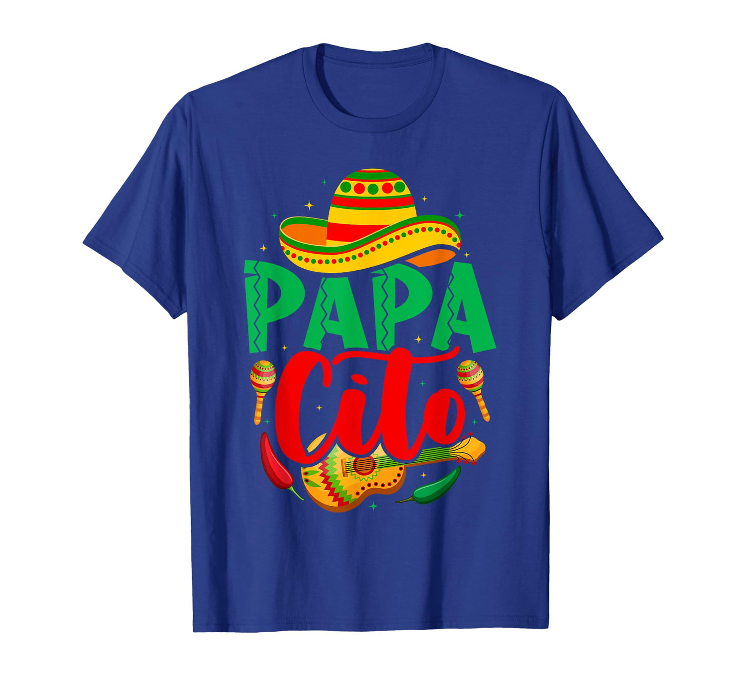 Papacito Mamacita Cinco de Mayo Funny Couple Matching Fiesta T-Shirt