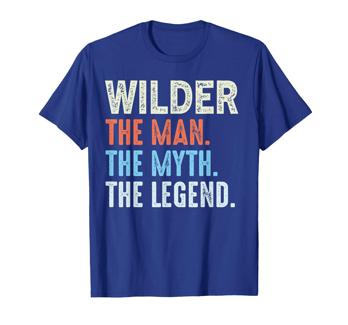 Wilder The Legend Name Personalized Cute Idea Men Vintage T-Shirt
