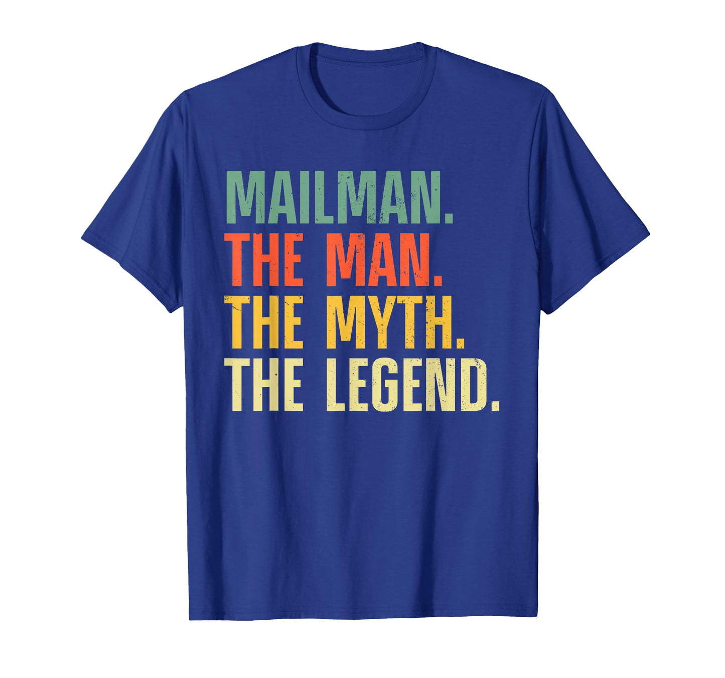 Mailman Art For Men Dad Mail Carrier Postal Worker Mail Man T-Shirt