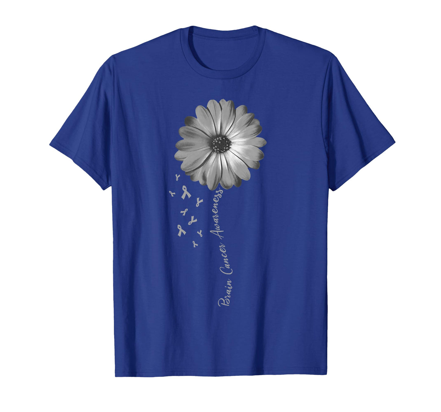 Daisy Flower Brain Cancer Awareness Gifts T-Shirt