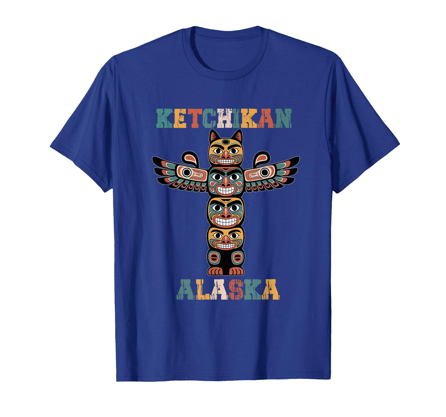Ketchikan Alaska Souvenir Totem Pole Haida Art T-Shirt