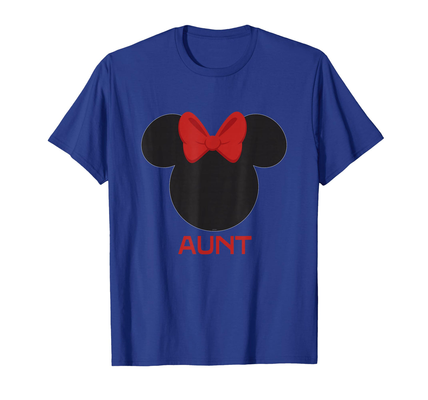 Disney Minnie Mouse Aunt Family Red Bow Family Mother’s Day T-Shirt