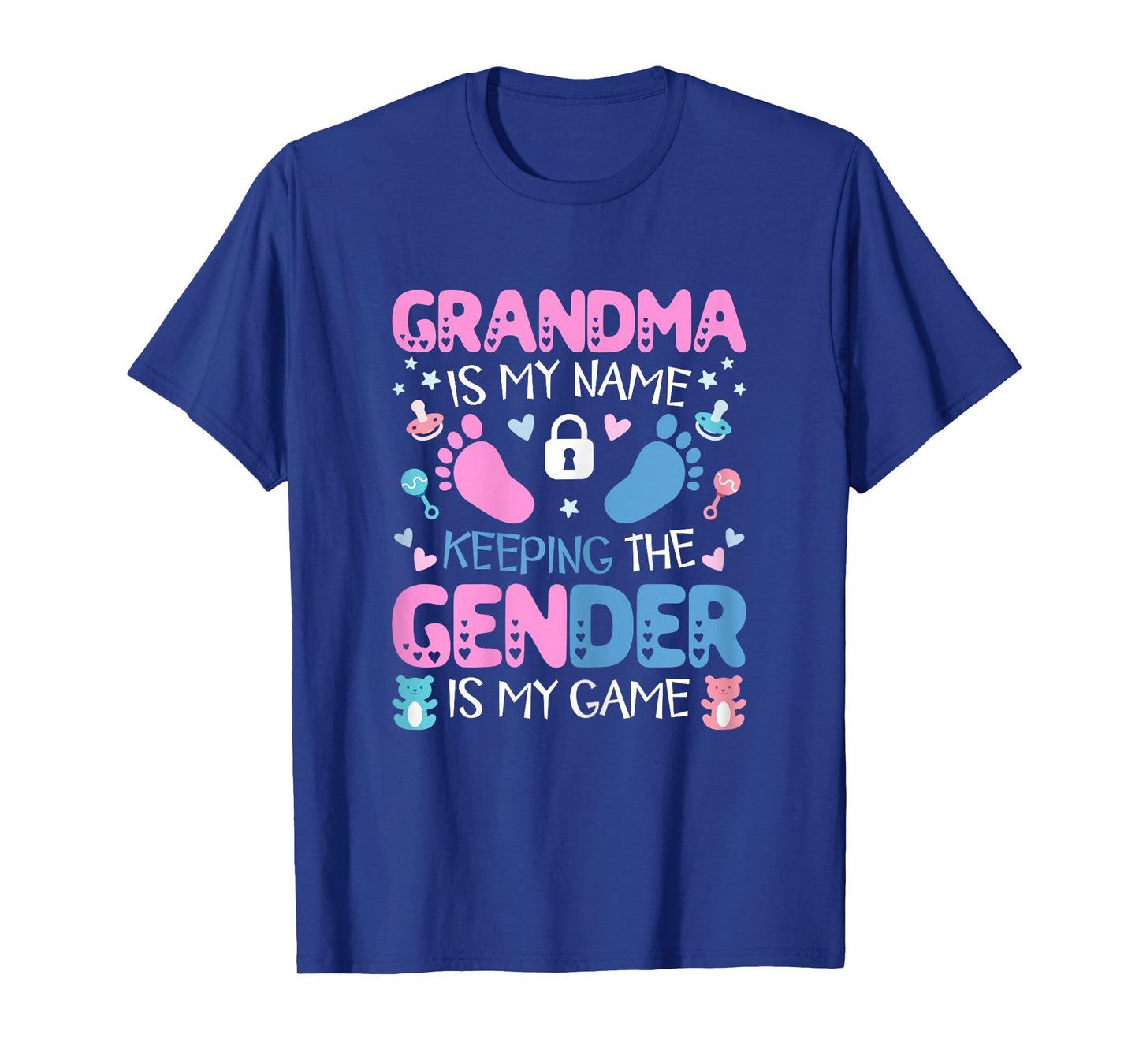 Grandma Gender Keeper Of The Gender Reveal Outfit Grandma T-Shirt