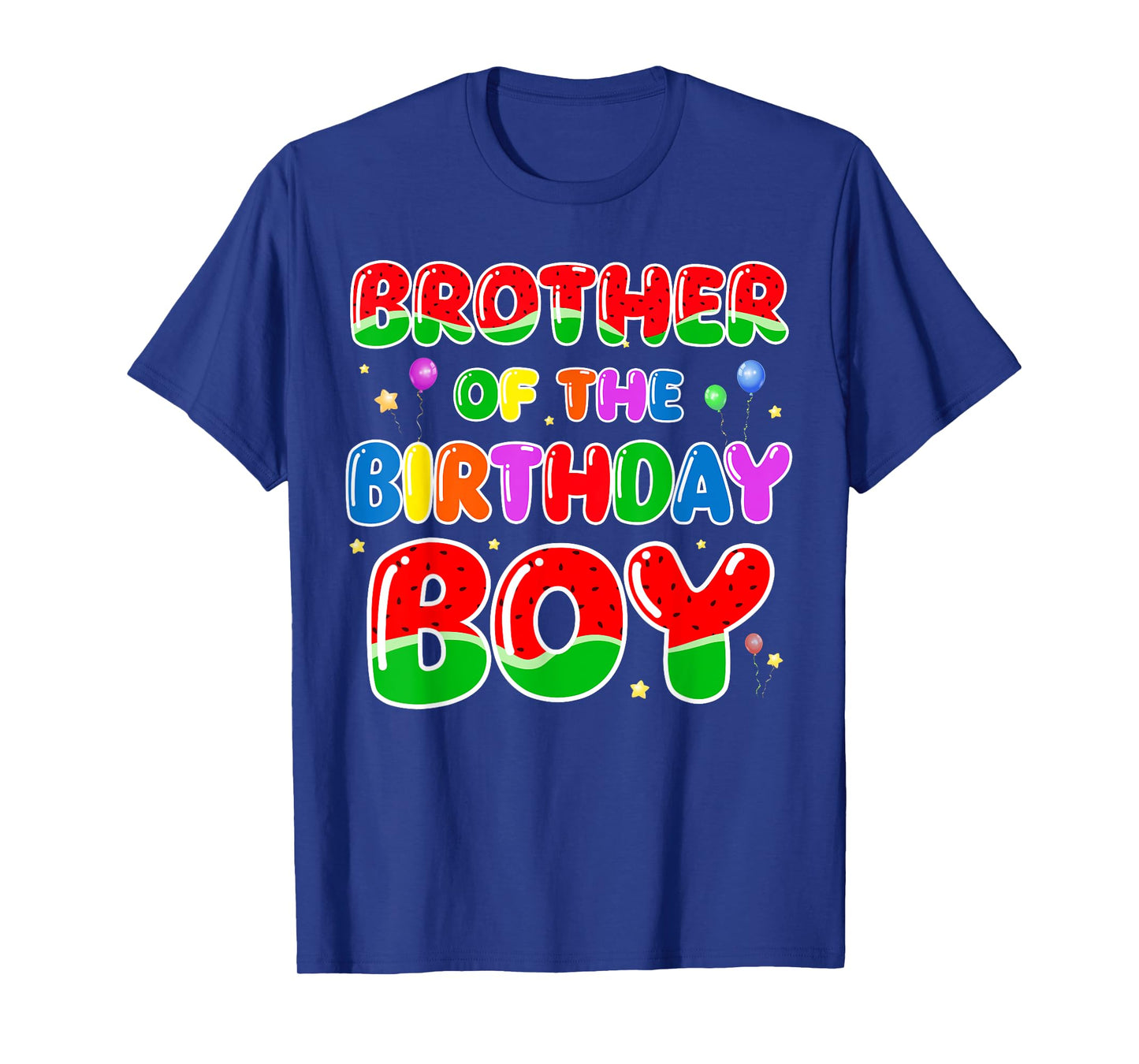 Brother Of the Birthday Boy Watermelon Bday Family Matching T-Shirt