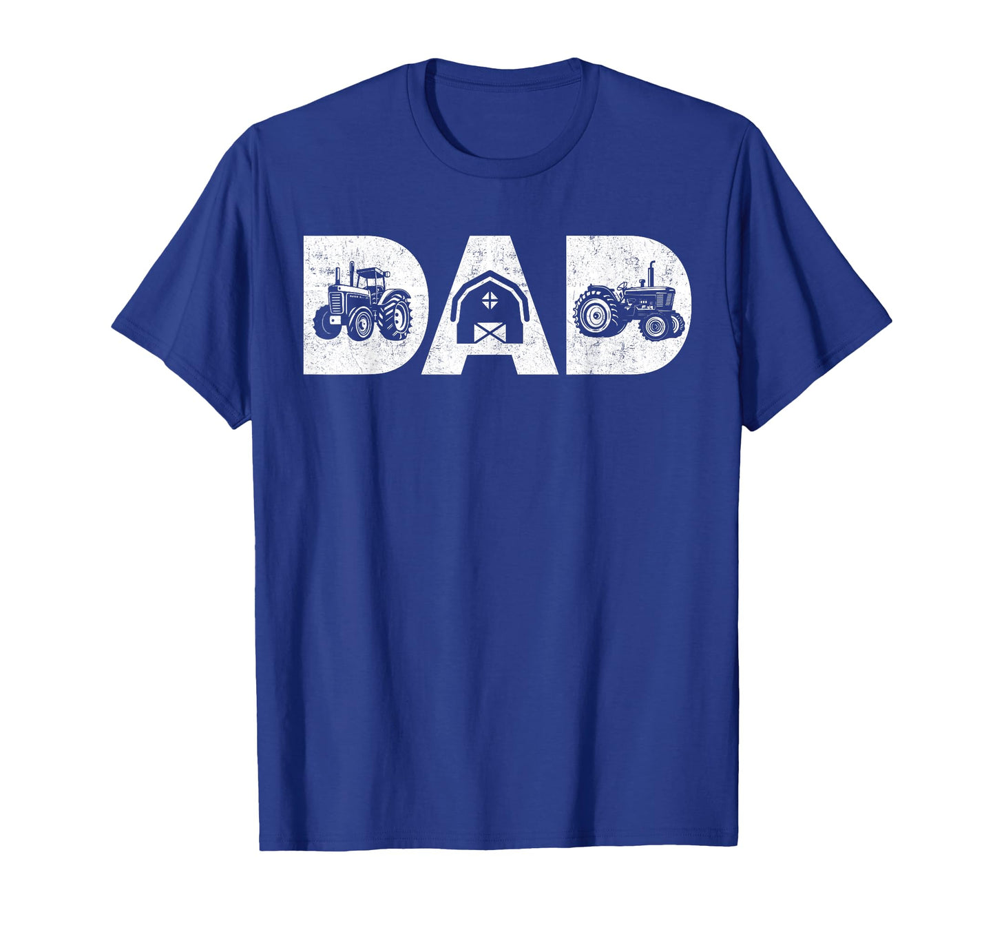 Mens Vintage Farming Father Farm Lover Farmer Daddy Tractor Dad T-Shirt