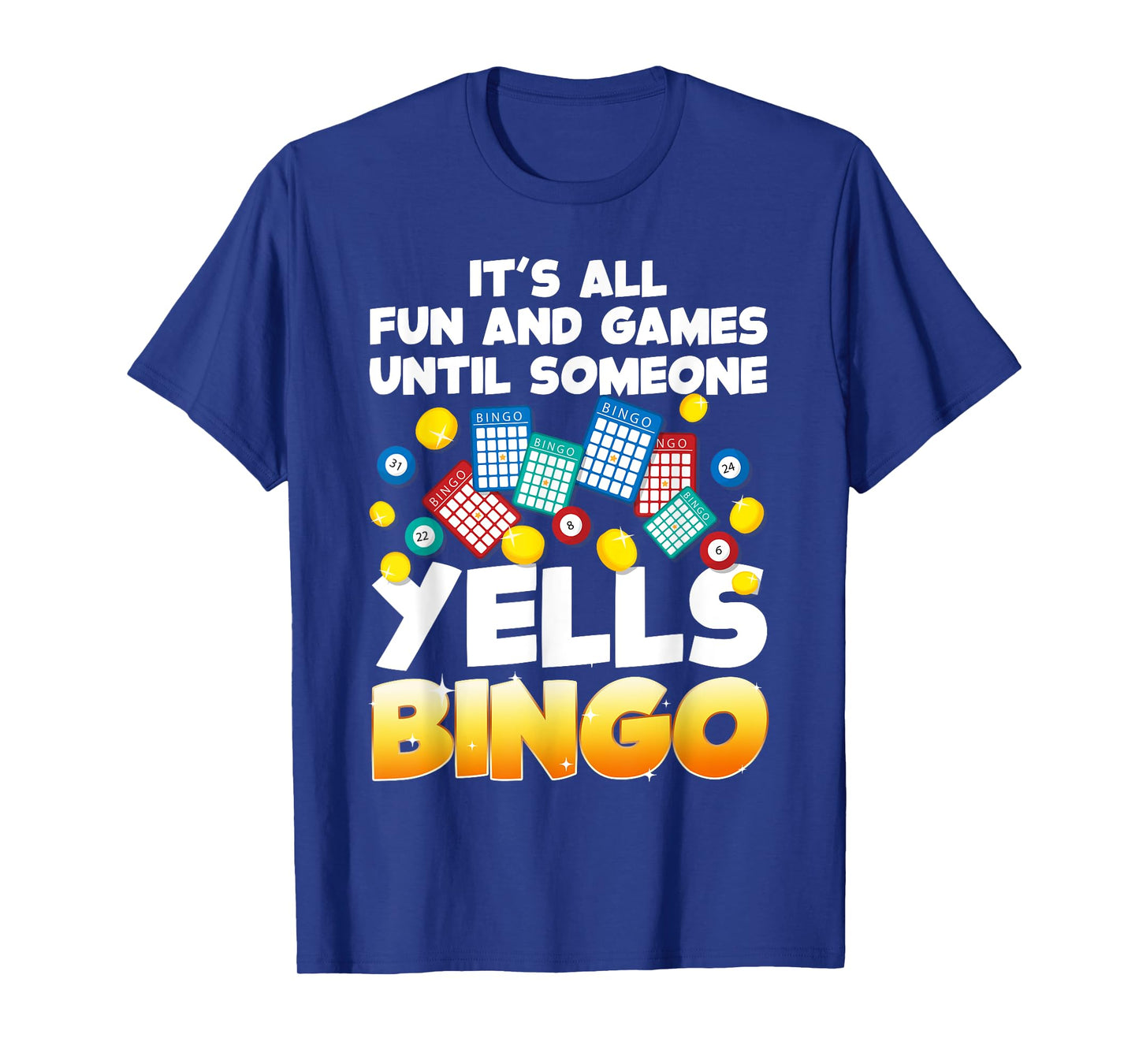 Best Bingo Novelty For Men Women Bingo Lover Bingo Player T-Shirt