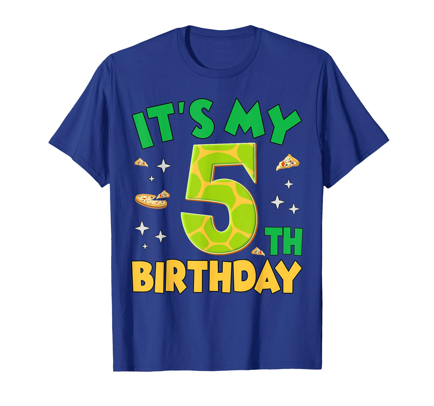 Boys It's My 5th Birthday Funny Turtle Birthday Party T-Shirt