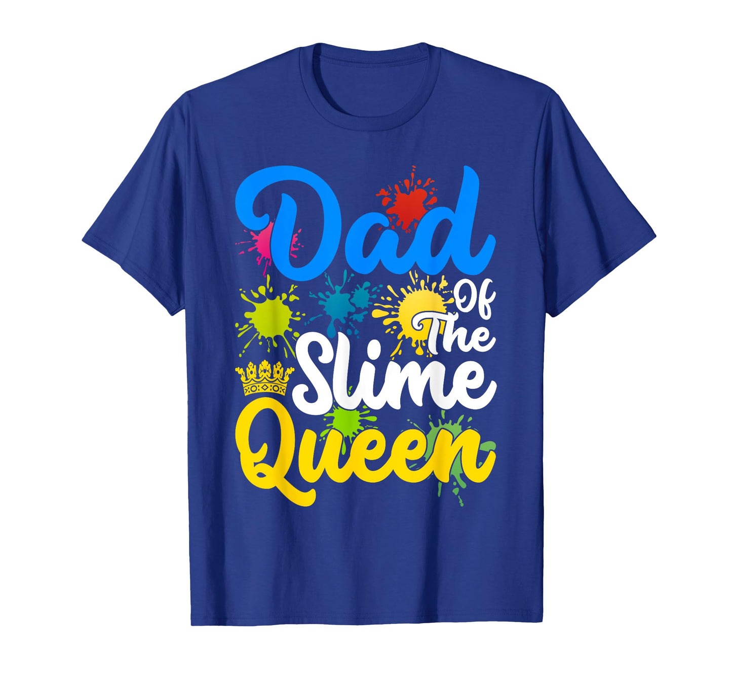 Dad And Mom Of The Slime Queen Birthday Party Family T-Shirt