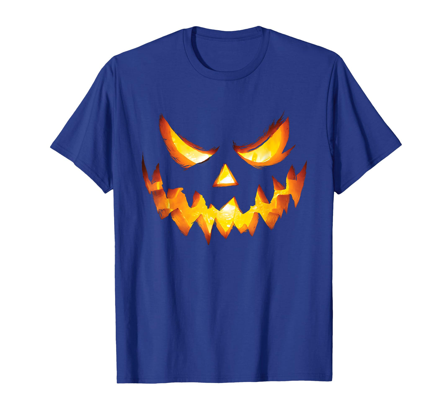 Jack O Lantern Scary Carved Pumpkin Face Halloween Costume T-Shirt