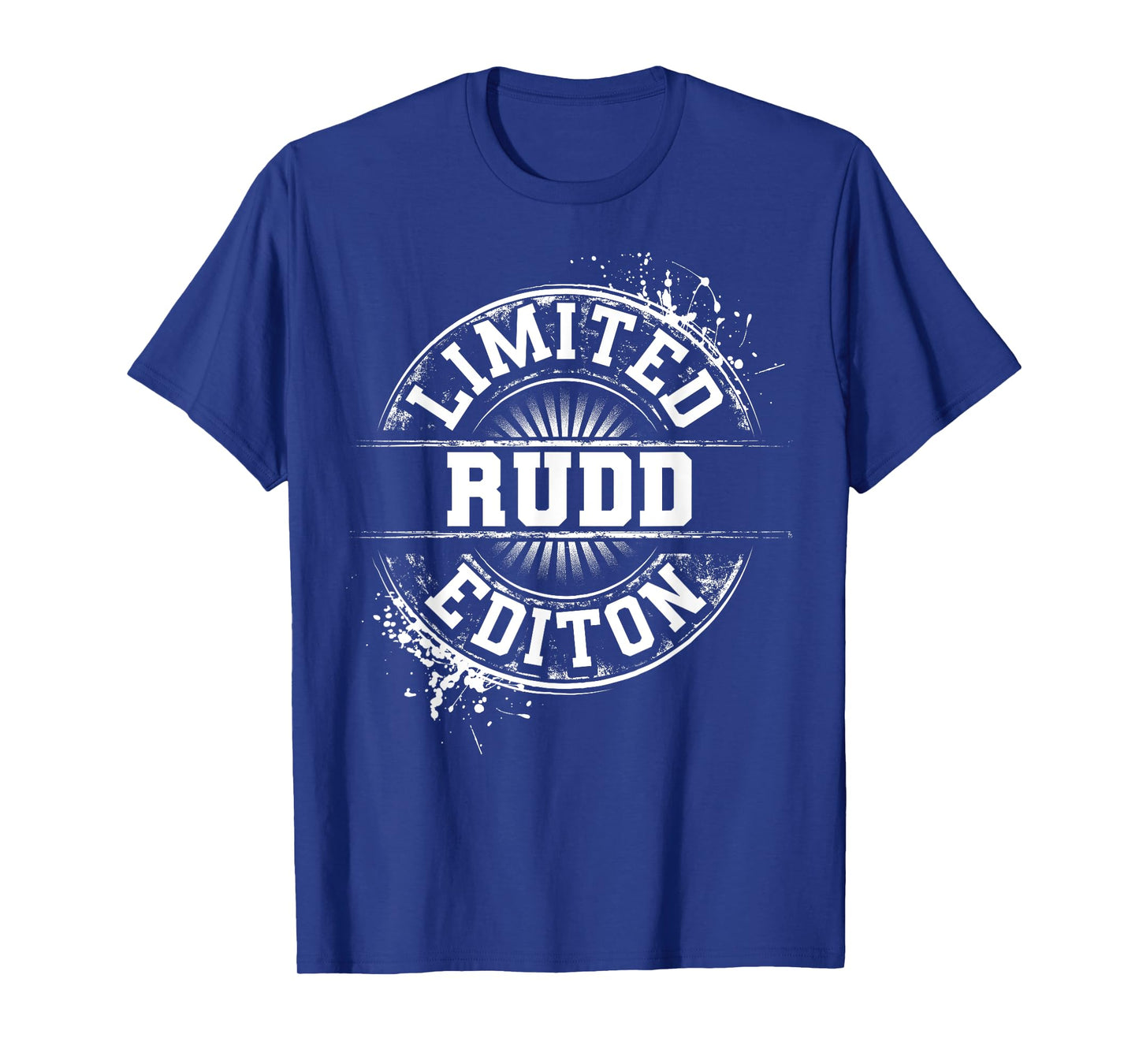RUDD Funny Surname Family Tree Birthday Reunion Gift Idea T-Shirt