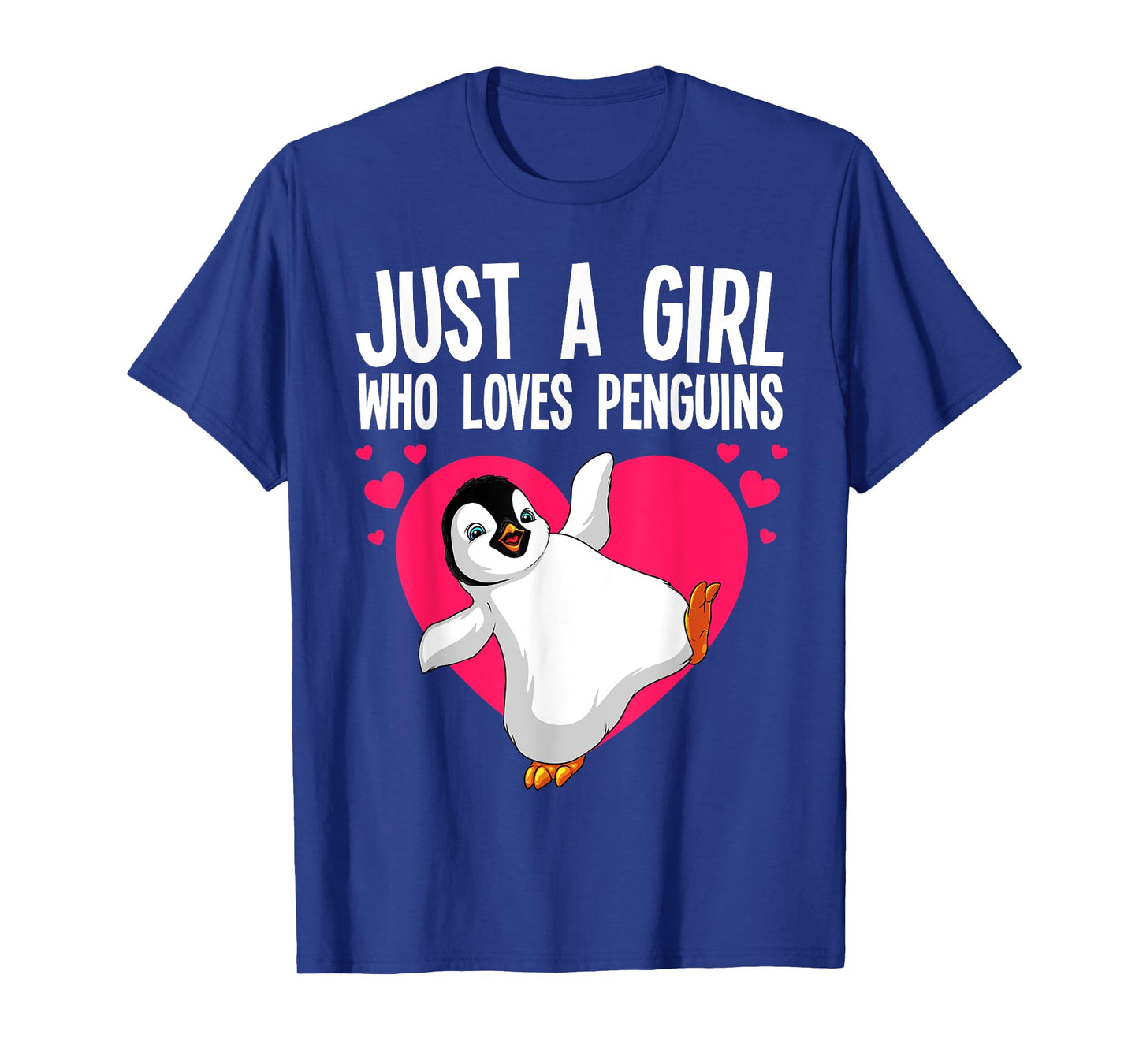 Funny Penguin Design For Women Girls Kids Aquatic Bird Lover T-Shirt