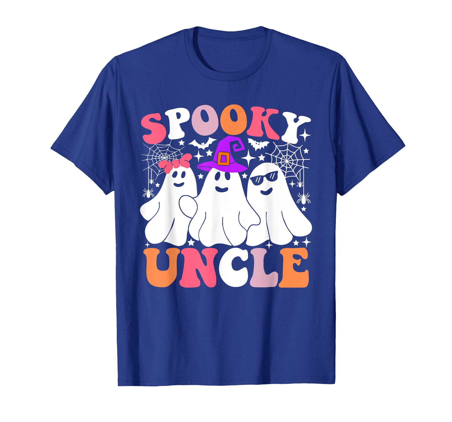 Spooky Uncle Funny Ghost Halloween Costume T-Shirt