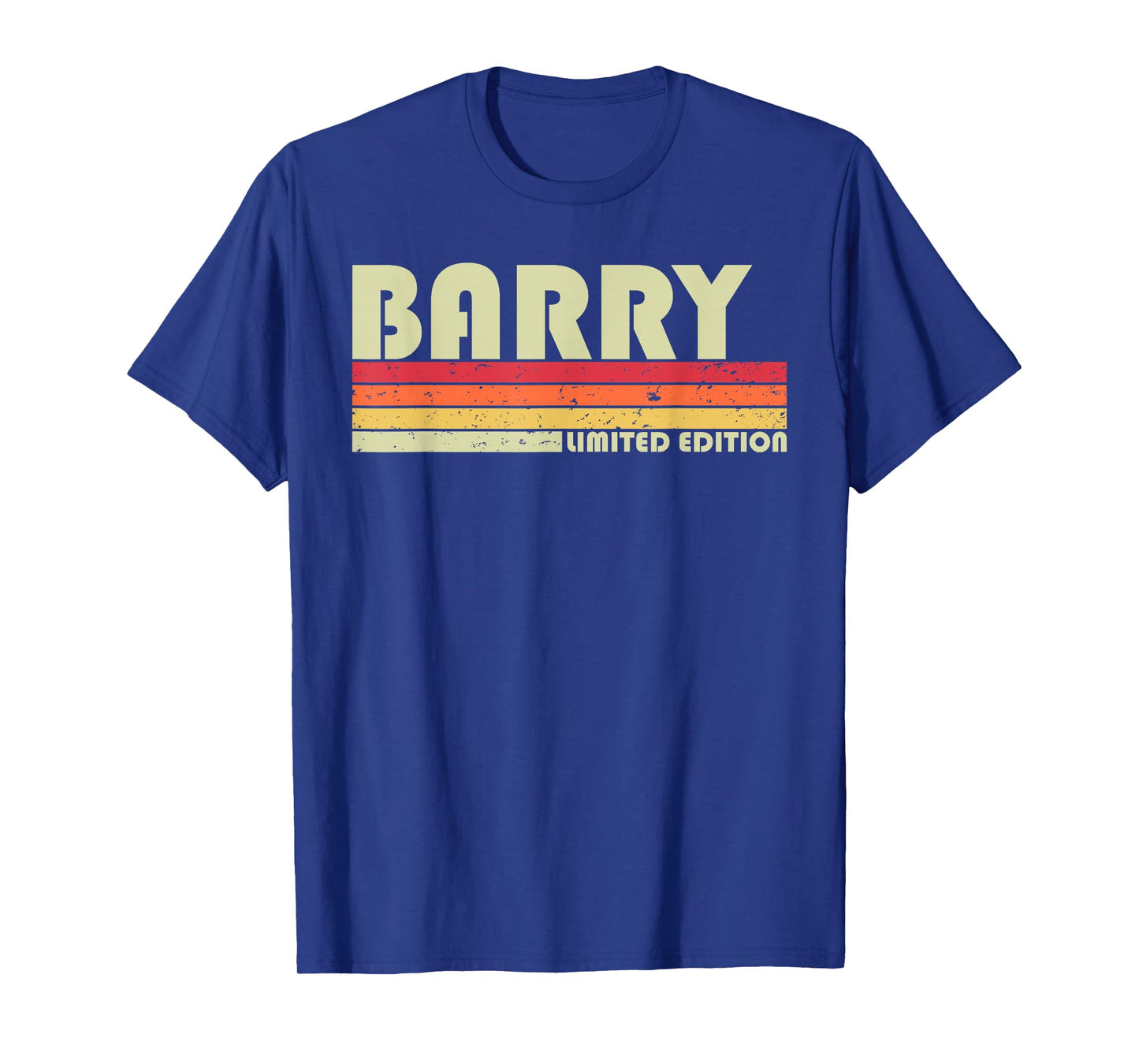 BARRY Surname Funny Retro Vintage 80s 90s Birthday Reunion T-Shirt