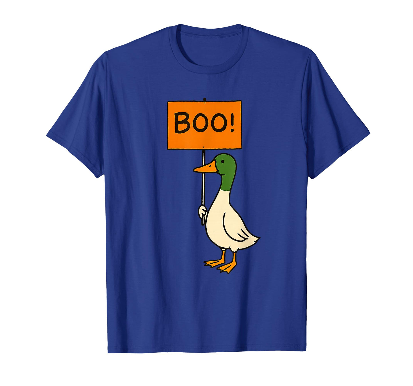 Funny Goose Halloween Boo Sign T-Shirt
