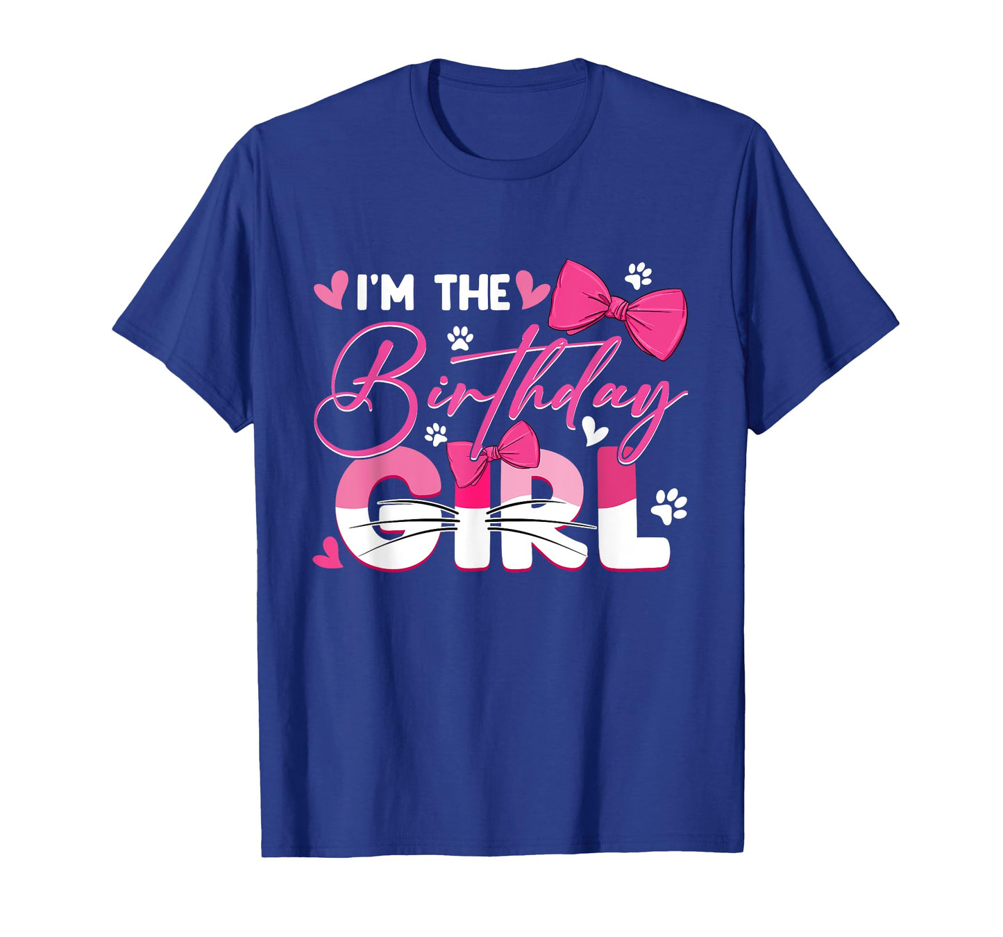 I'm The Birthday Girl Cat Kitty Family Matching Party T-Shirt