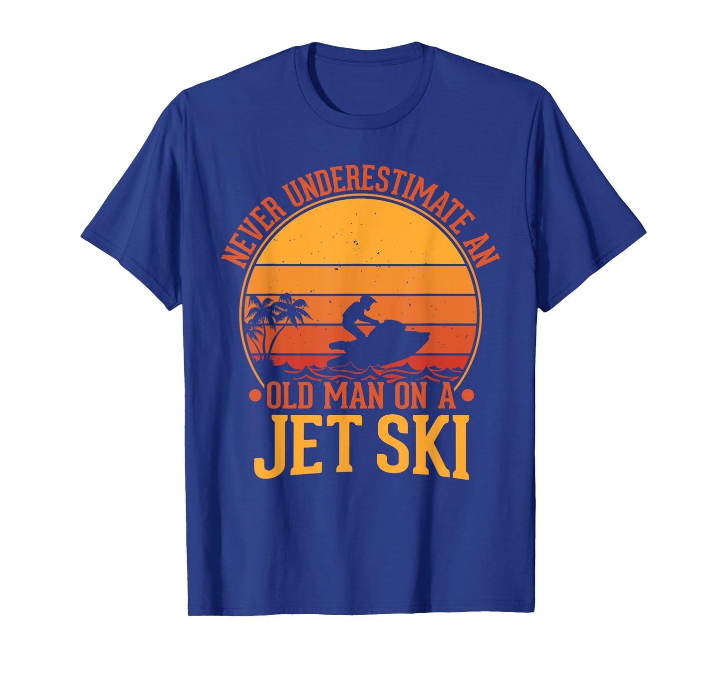 Vintage Water Jet Ski Fun Beach for Men, Retro Jet Ski T-Shirt