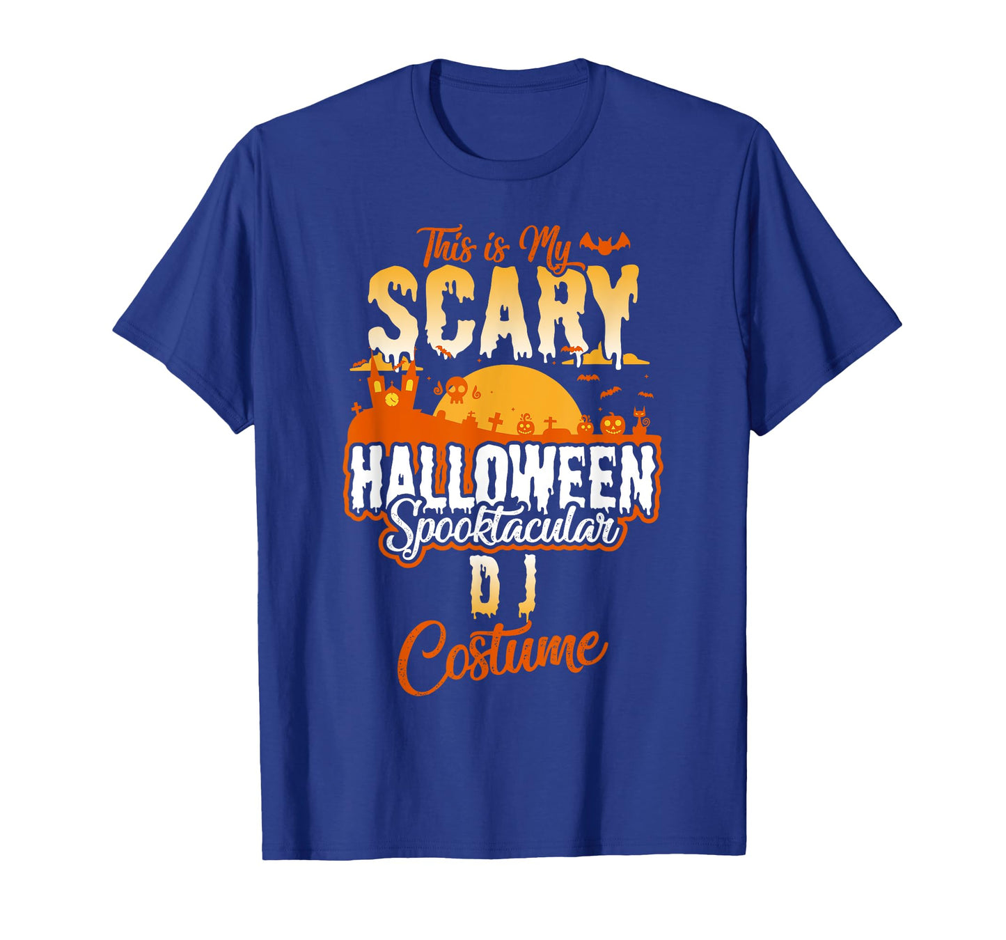 Funny and Spooky Halloween Costume T-Shirt for DJ