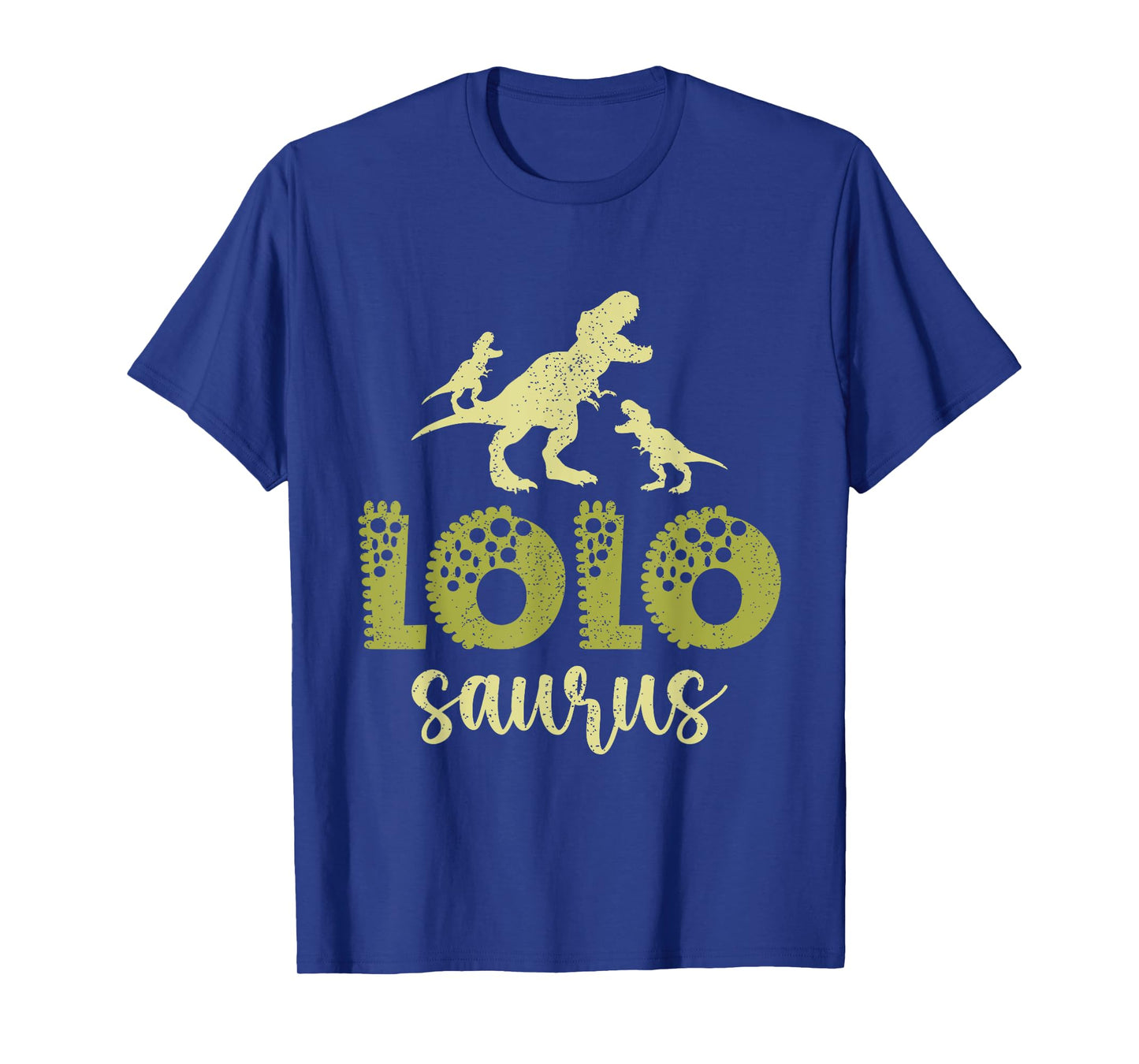 Vintage Lolosaurus Fathers day Dad Papa Grandpa Dinosaurs T-Shirt