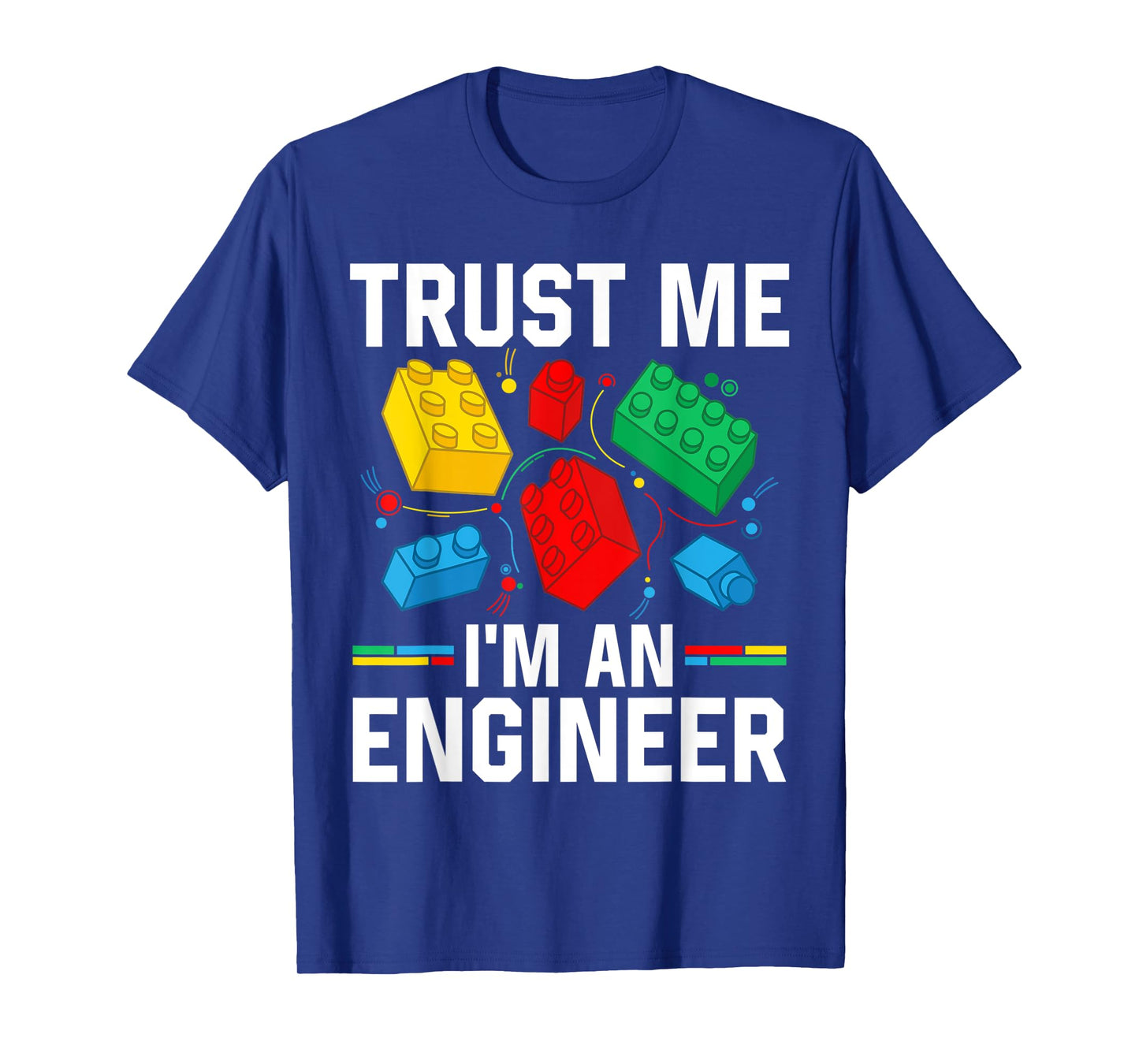 Engineer Children Kids Toy Big Building Blocks Brick Builder T-Shirt