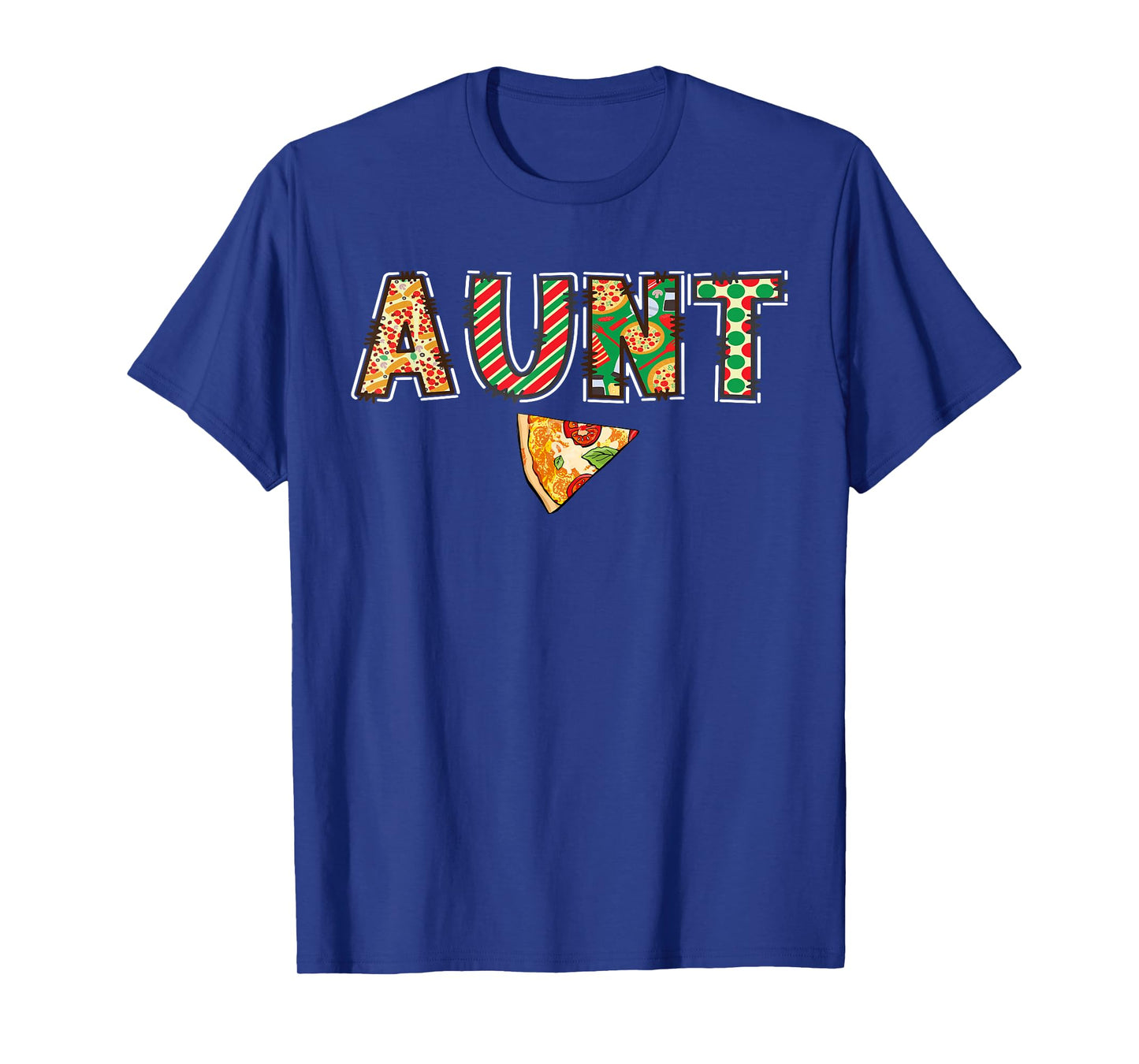Aunt Pizza Birthday Squad Crew Family Matching T-Shirt