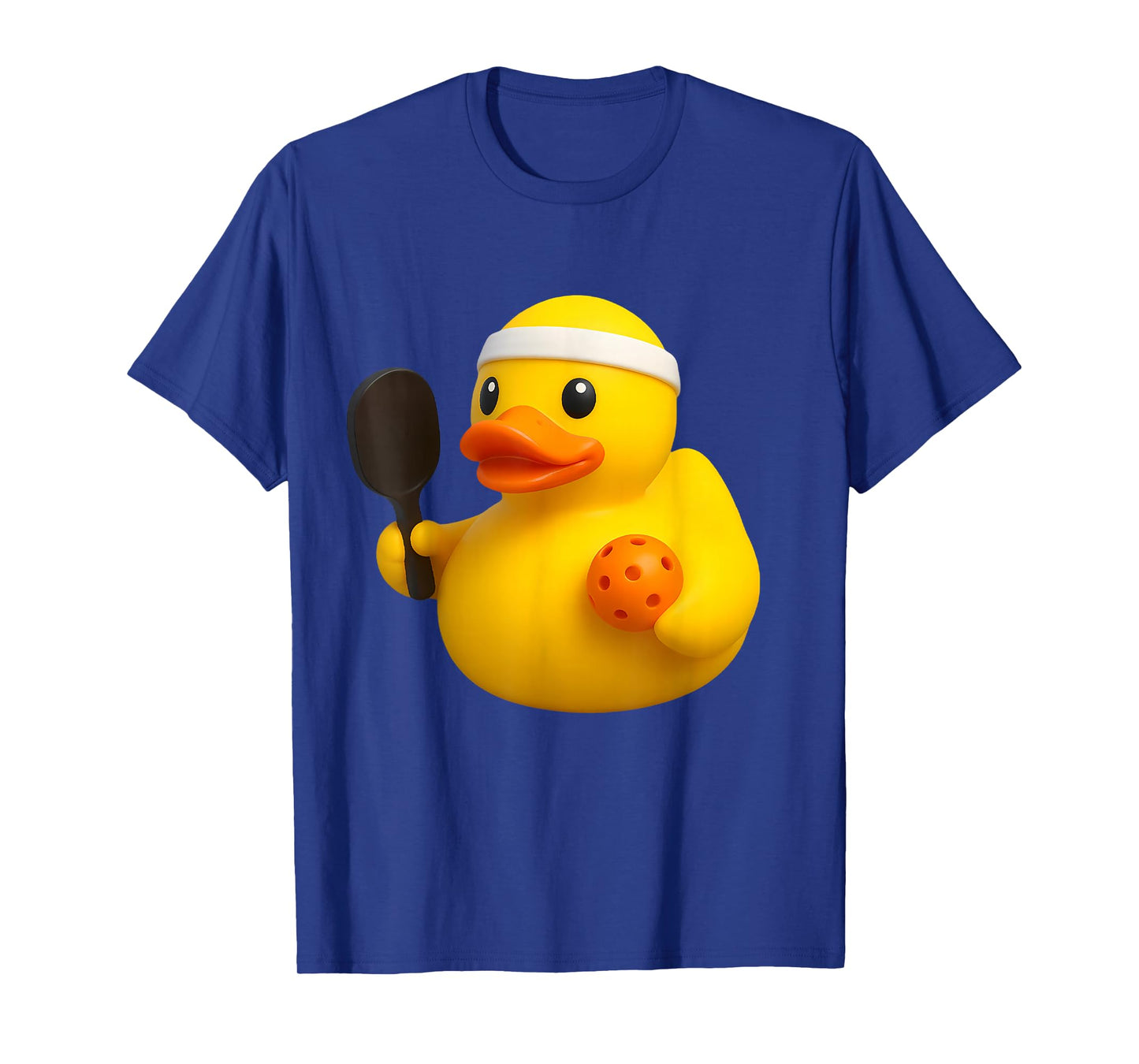 Rubber Duck Pickleball Player Ducky Duckie Men Women Kids T-Shirt