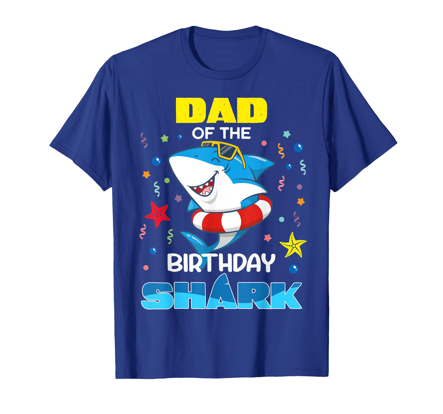 Dad Of The Birthday Shark Kids Party Family Matching T-Shirt