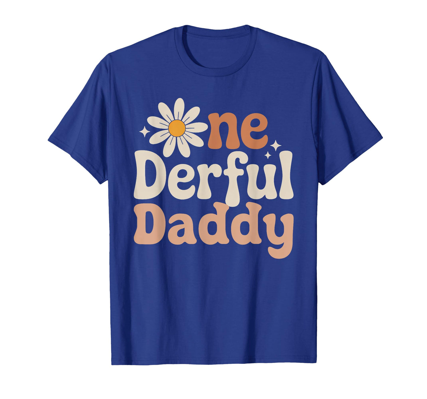 One derful Daddy Wild One Daisy First Birthday Family Party T-Shirt
