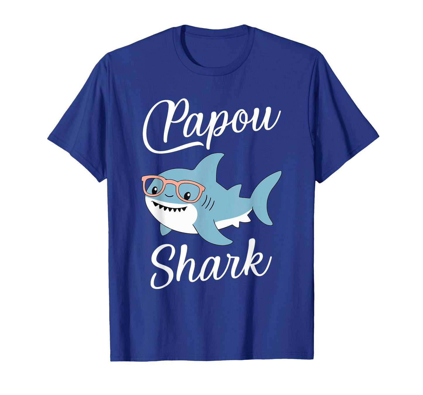Papou Shark Funny Matching Family Grandpa T-Shirt