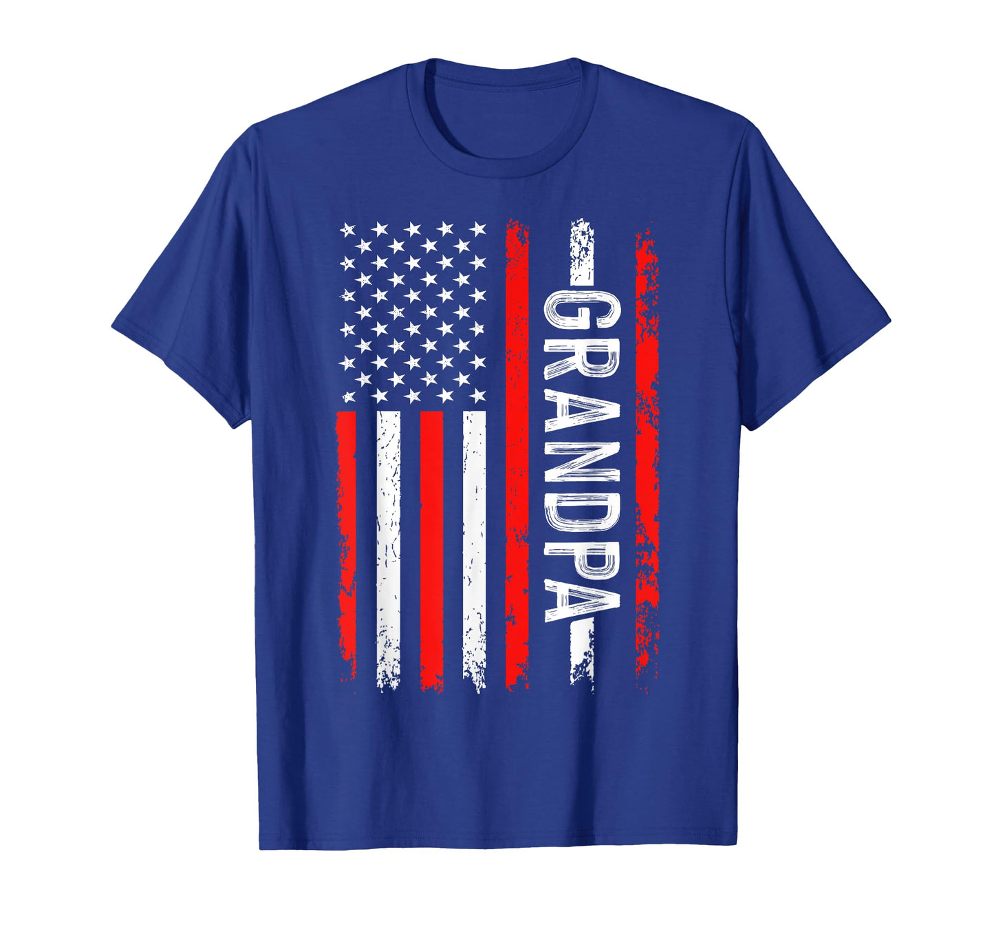 USA Patriotic American Flag Fourth of July Grandpa T-Shirt