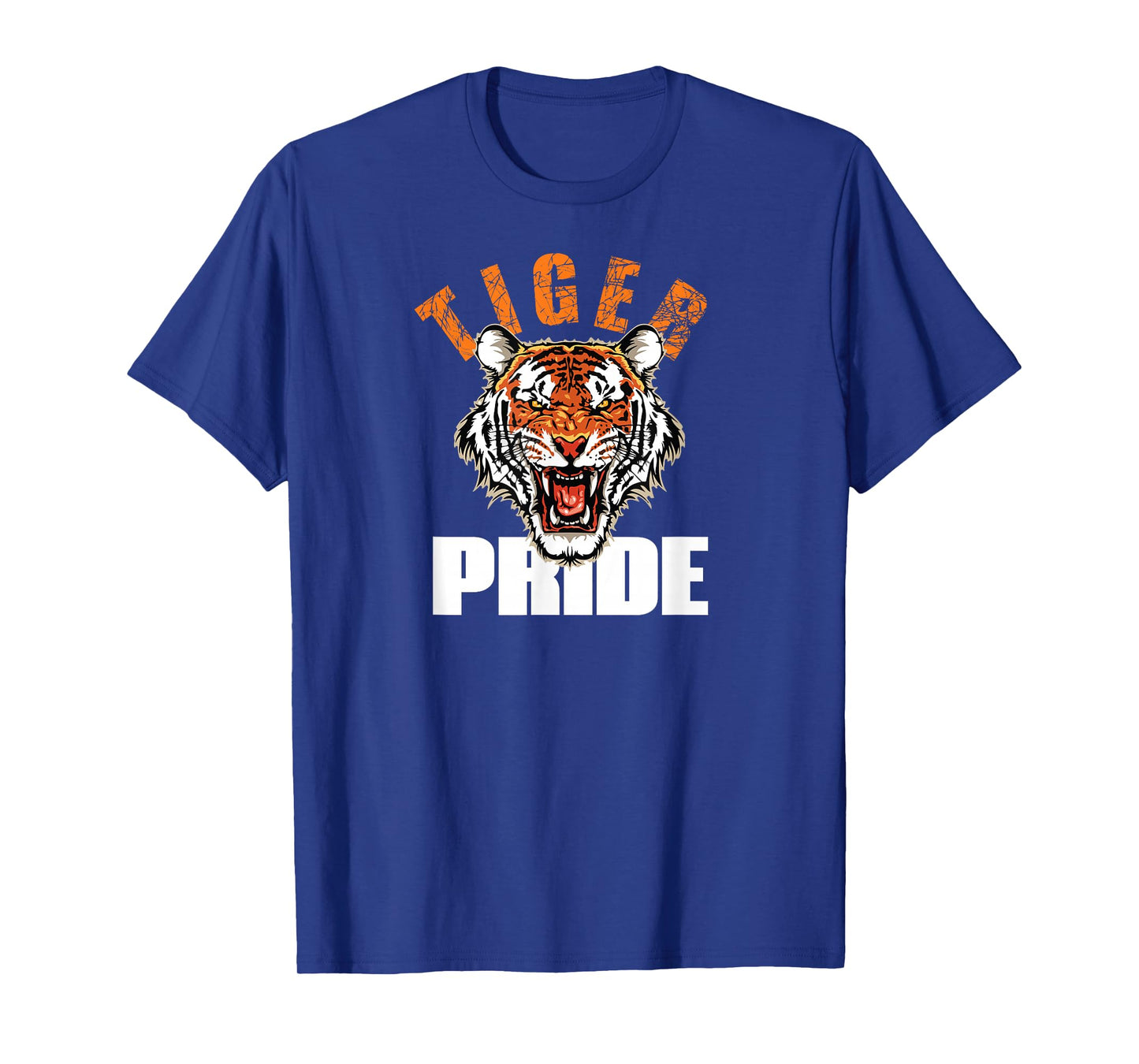 Tiger Pride Retro Vintage Tigers Mascot School Sports Team T-Shirt