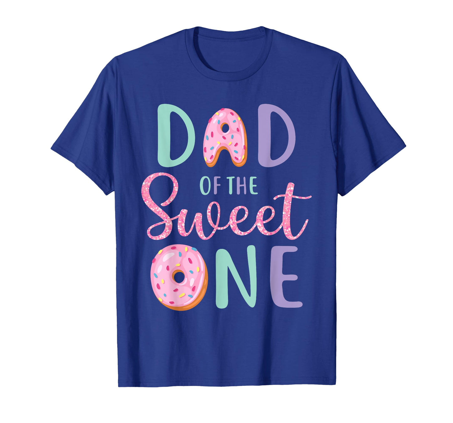 Dad of The Sweet One First Birthday Matching Family Donut T-Shirt