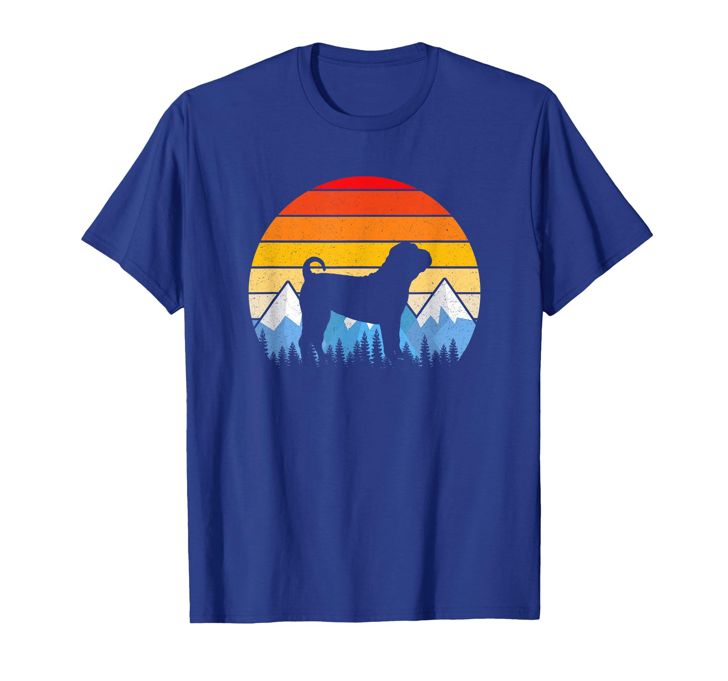 Vintage Retro Chinese Shar-Pei T Shirt Chinese Shar-Pei Gift T-Shirt