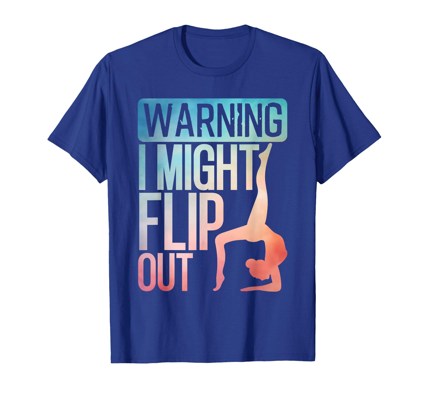 Cute Gymnastics Art For Girls Kids Women Tumbling Gymnast T-Shirt