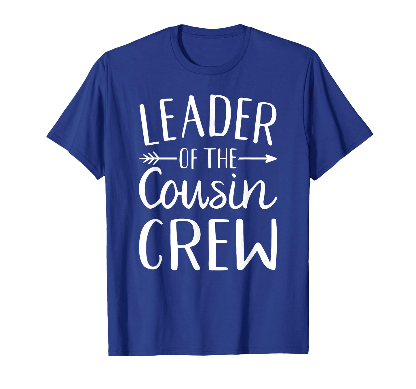 Leader of the Cousin Crew T-Shirt - Classic Fit, Crew Neck, Short Sleeve, Black