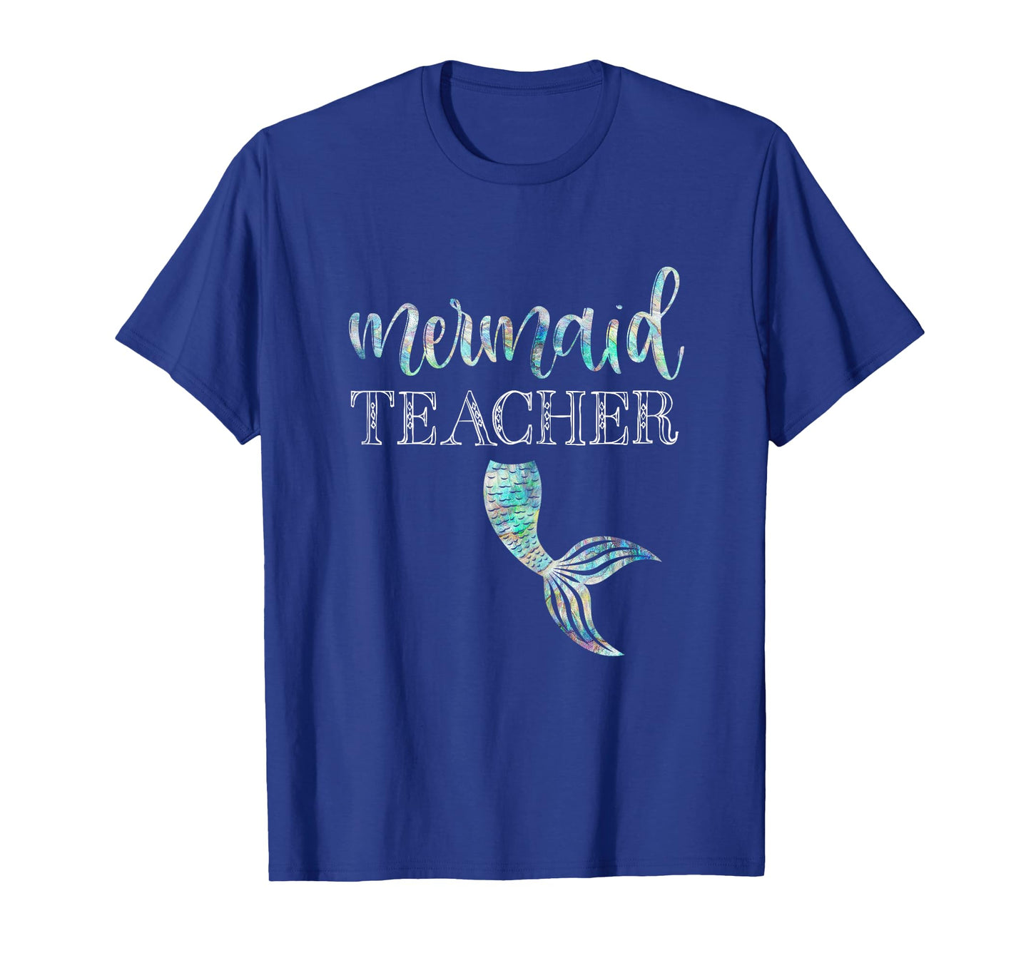 Mermaid Teacher Shirt Cute Back To School Student Gift Tee T-Shirt
