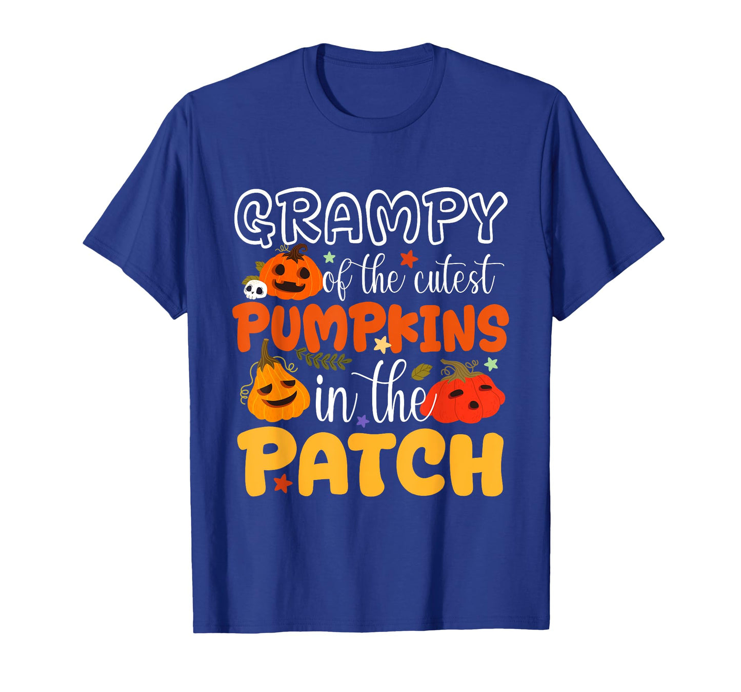Grampy Of The Cutest Pumpkins In The Patch Halloween Pumpkin T-Shirt